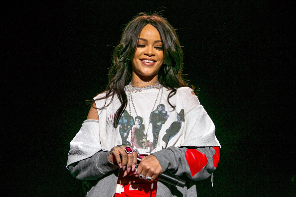 INDIANAPOLIS, IN - APRIL 04:  Rihanna performs during the March Madness Music Festival on April 4, 2015 in Indianapolis, Indiana.  (Photo by Scott Legato/FilmMagic)
