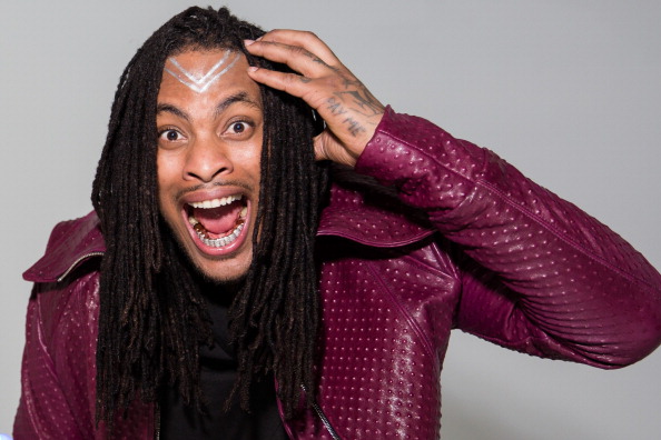 Rapper Waka Flocka Flame prepares to shoot the video for "Rage The Night Away"  in Los Angeles on March 18, 2014.
