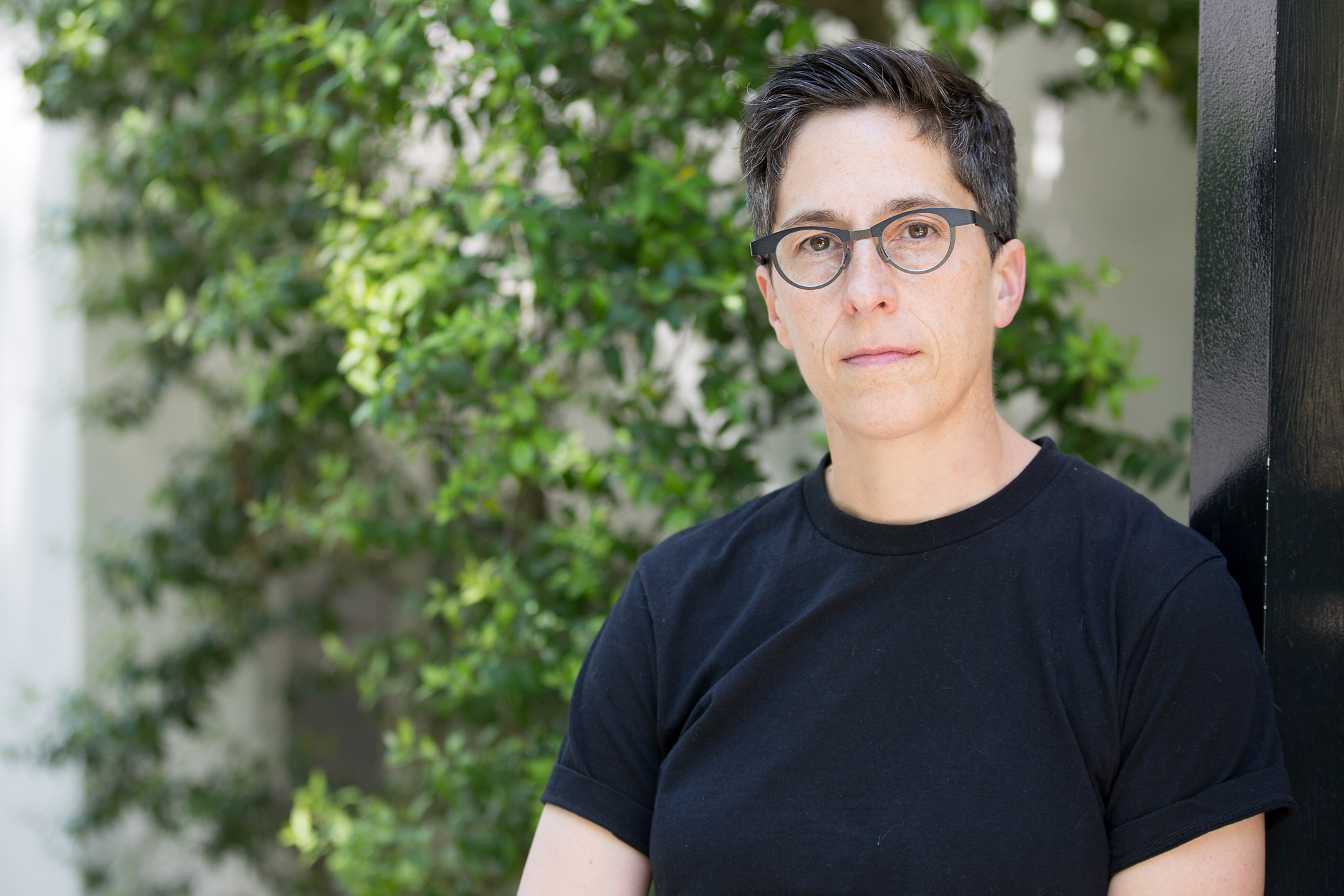 Alison Bechdel at a rehearsal for the musical <i>Fun Home</i> on April 21, 2014 in Charleston, SC. (Alice Keeney—The Washington Post/Getty Images)