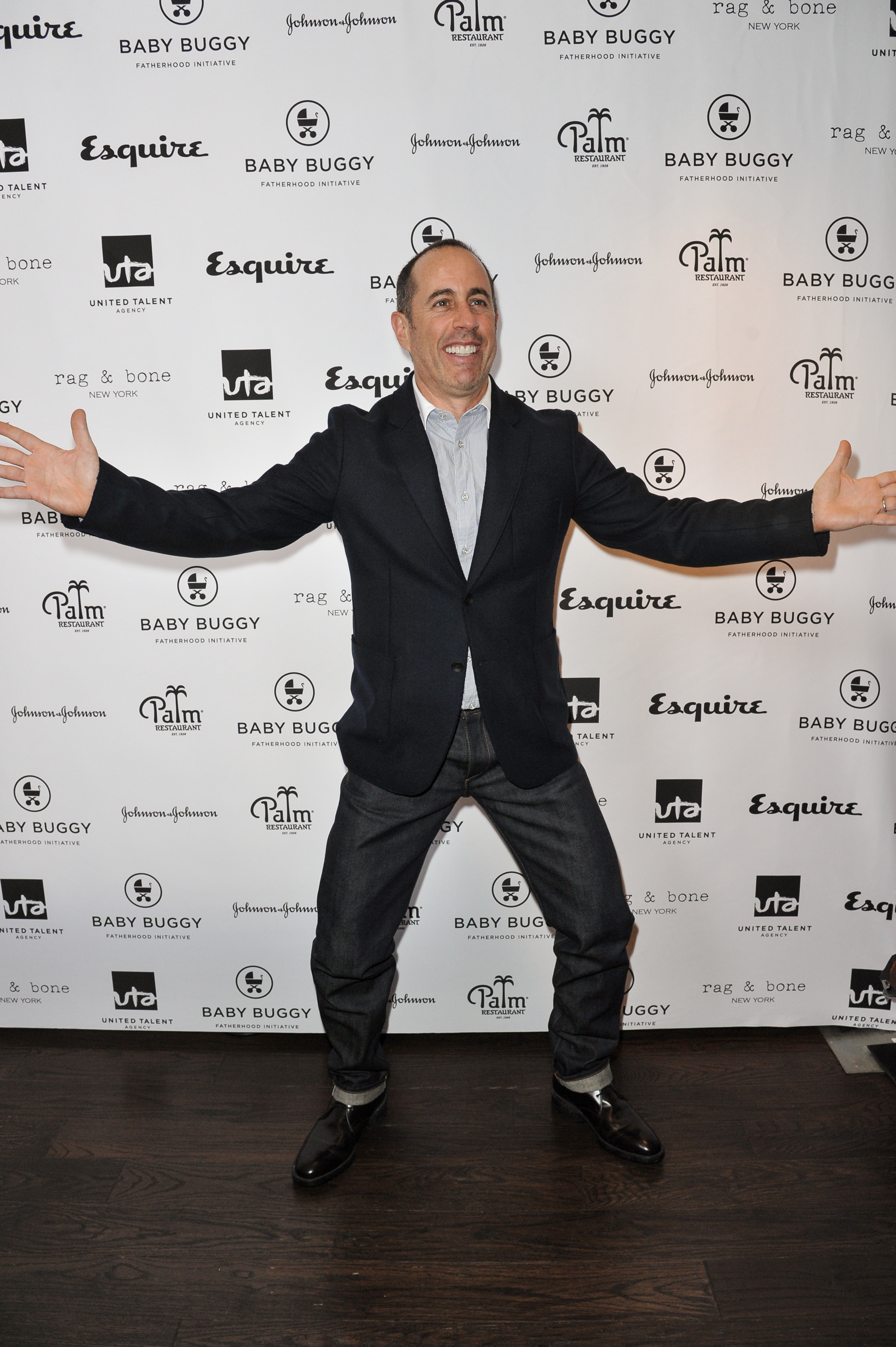Jerry Seinfeld attends the Inaugural Los Angeles Baby Buggy Fatherhood Lunch at Palm Restaurant on Wednesday, March 4, 2015, in Beverly Hills, Calif. (Richard Shotwell—Invision/AP)