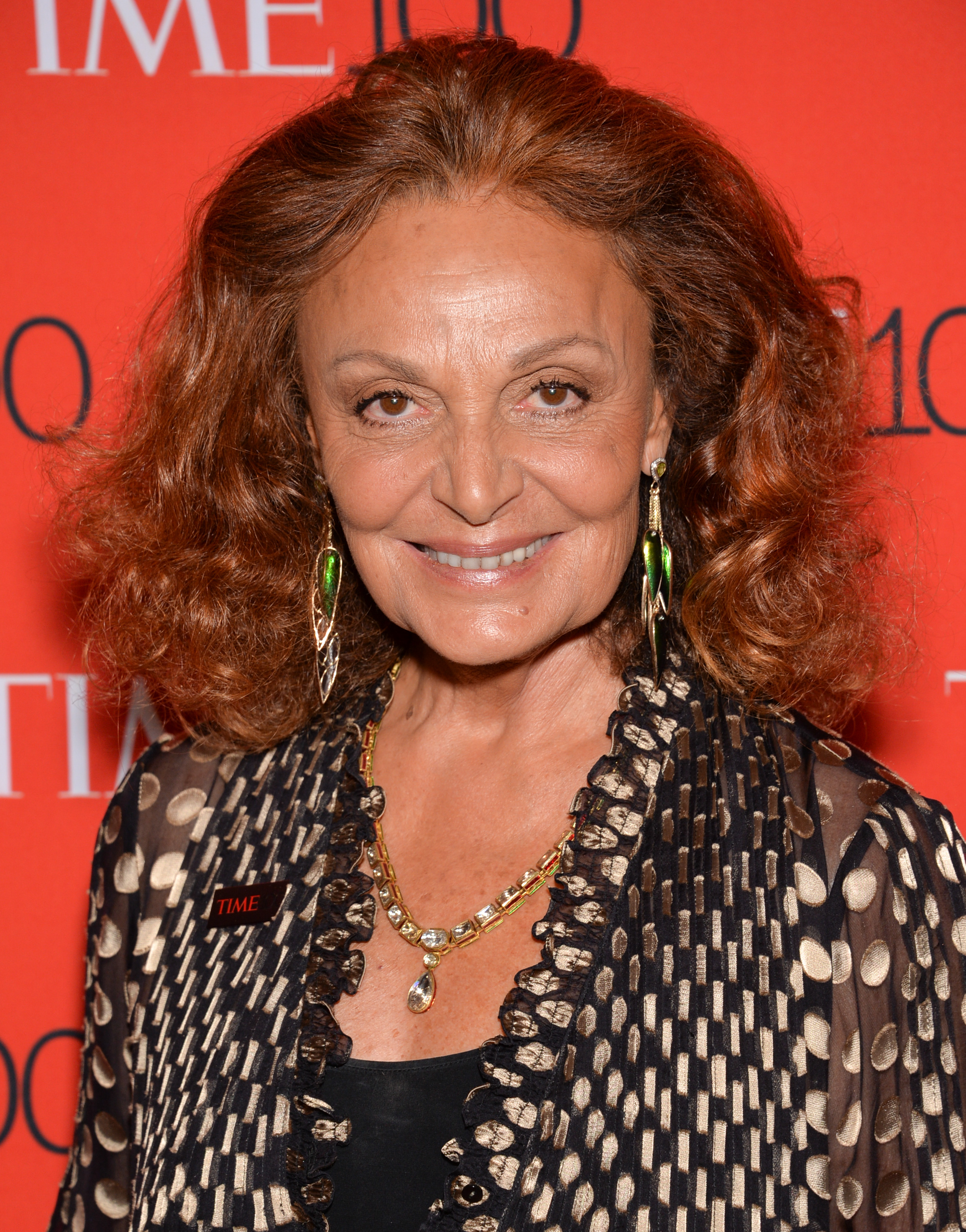 Diane von Furstenberg attends the TIME 100 Gala in New York City on April 21, 2015.