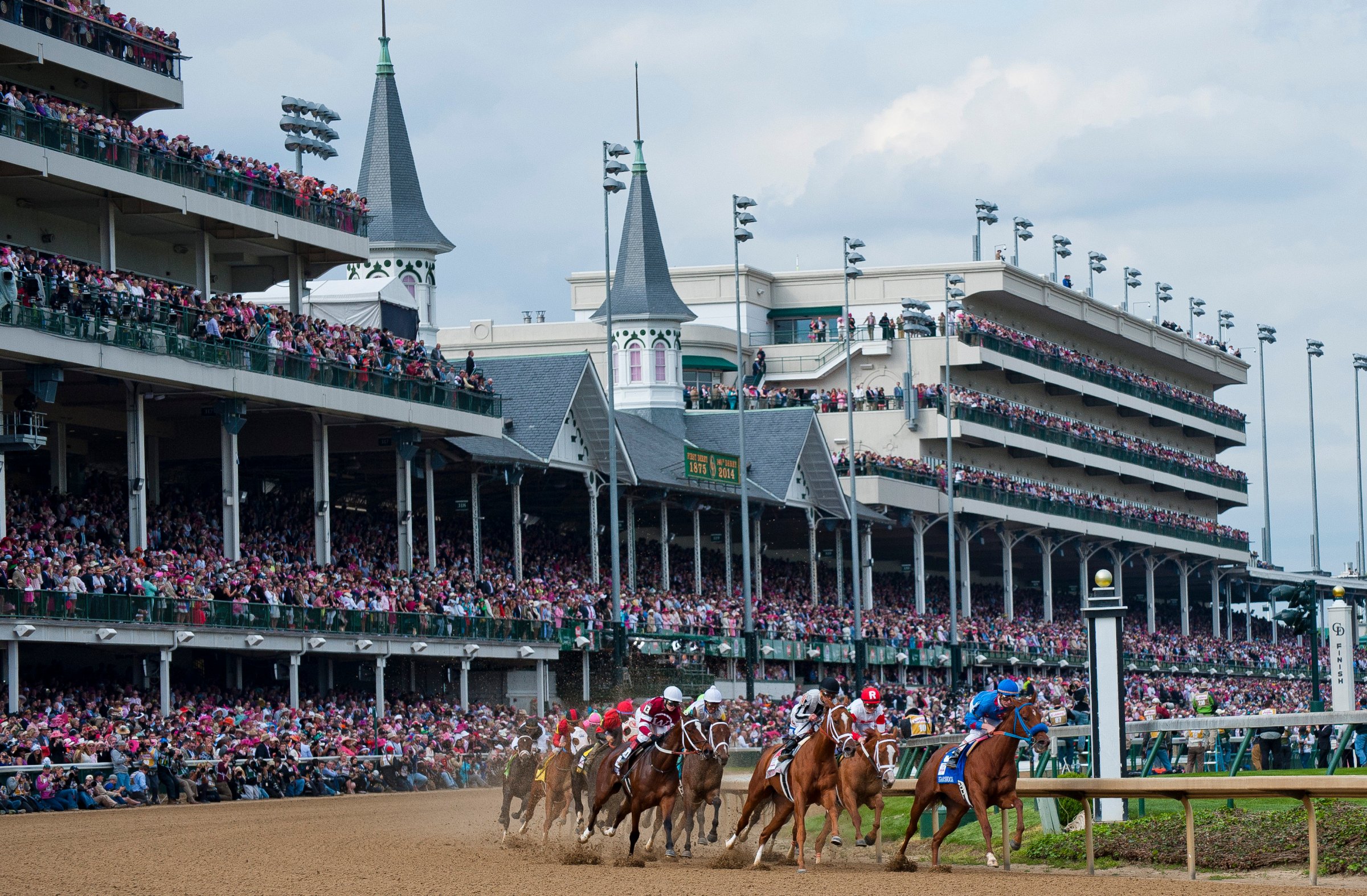 Kentucky Oaks Day at Churchill Downs in Louisville, Ky. on May 2, 2014.