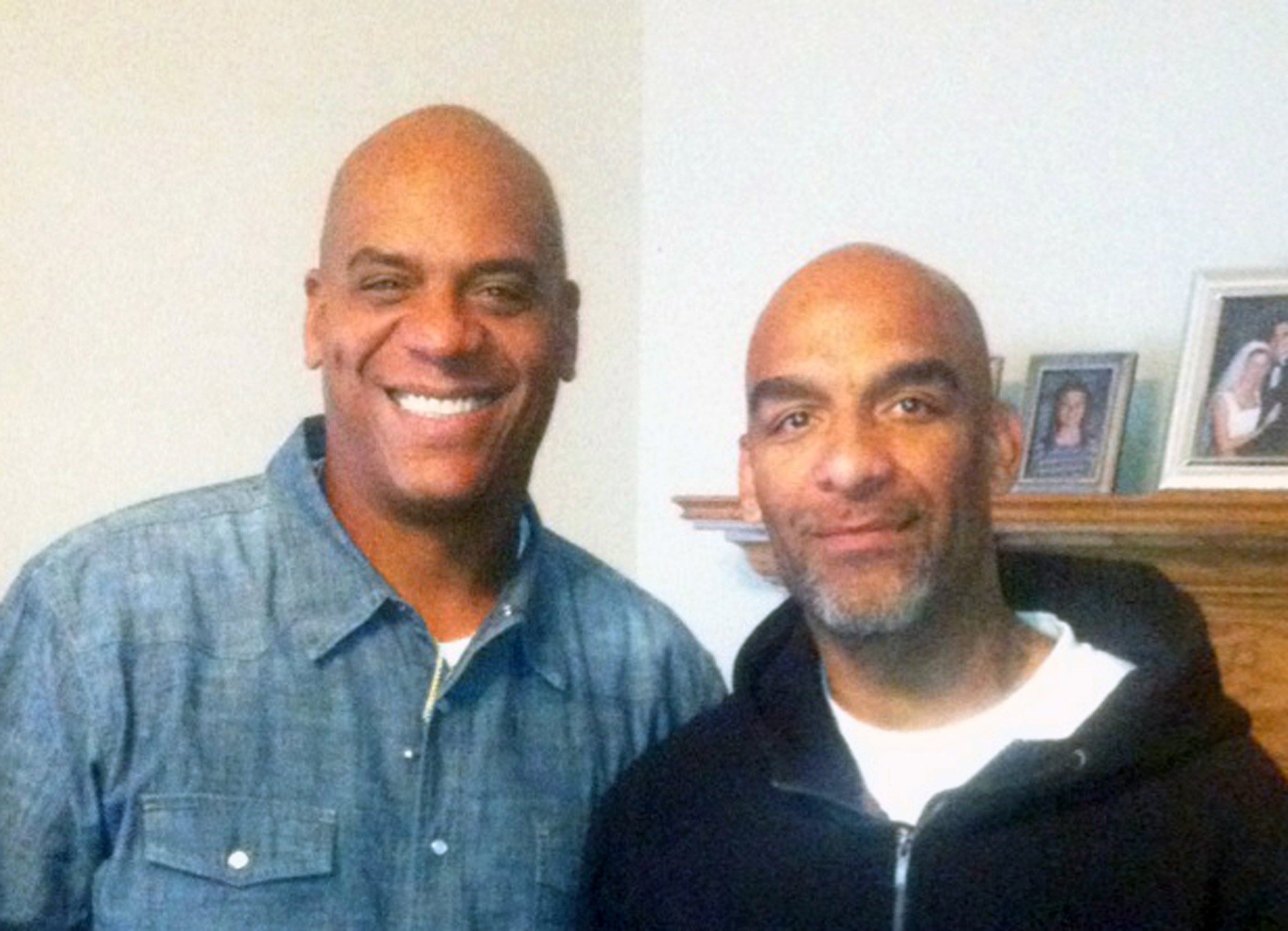 Eric Harris (R) poses with his brother Andre in this undated photo.