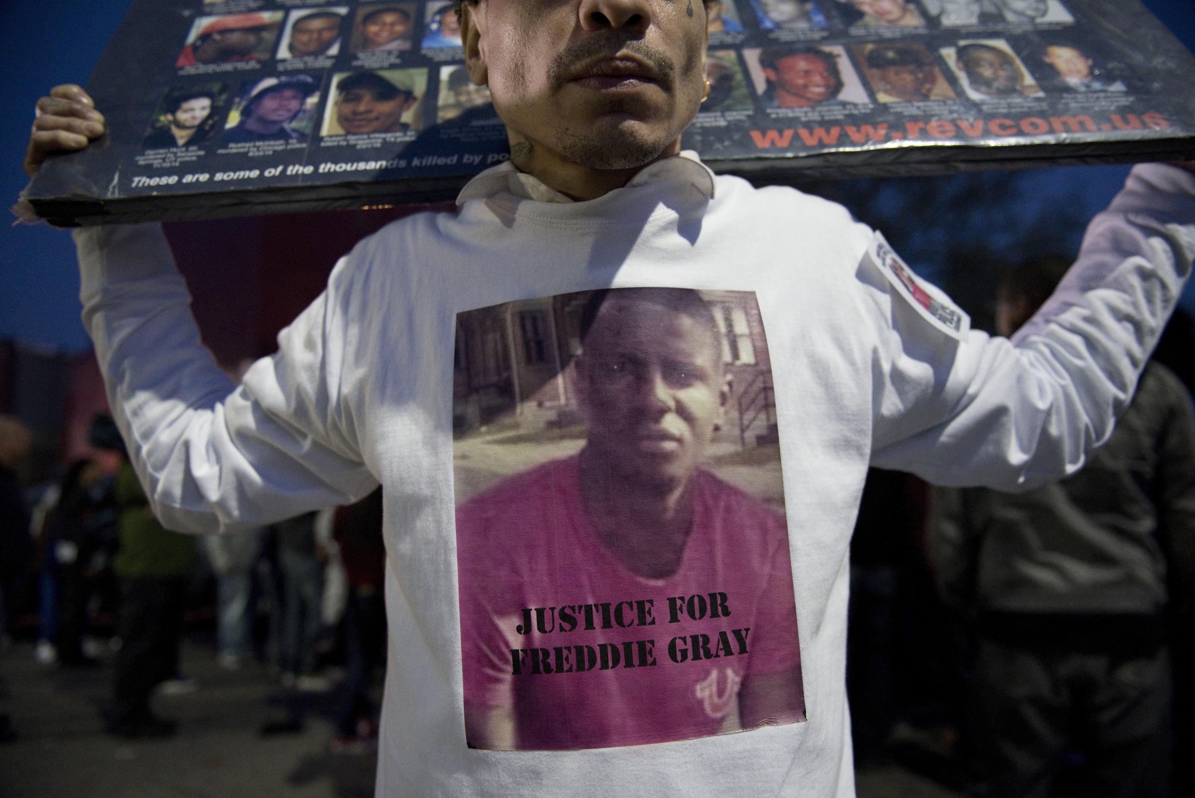 USA - Protesters rally over death of Freddie Gray in Baltimore