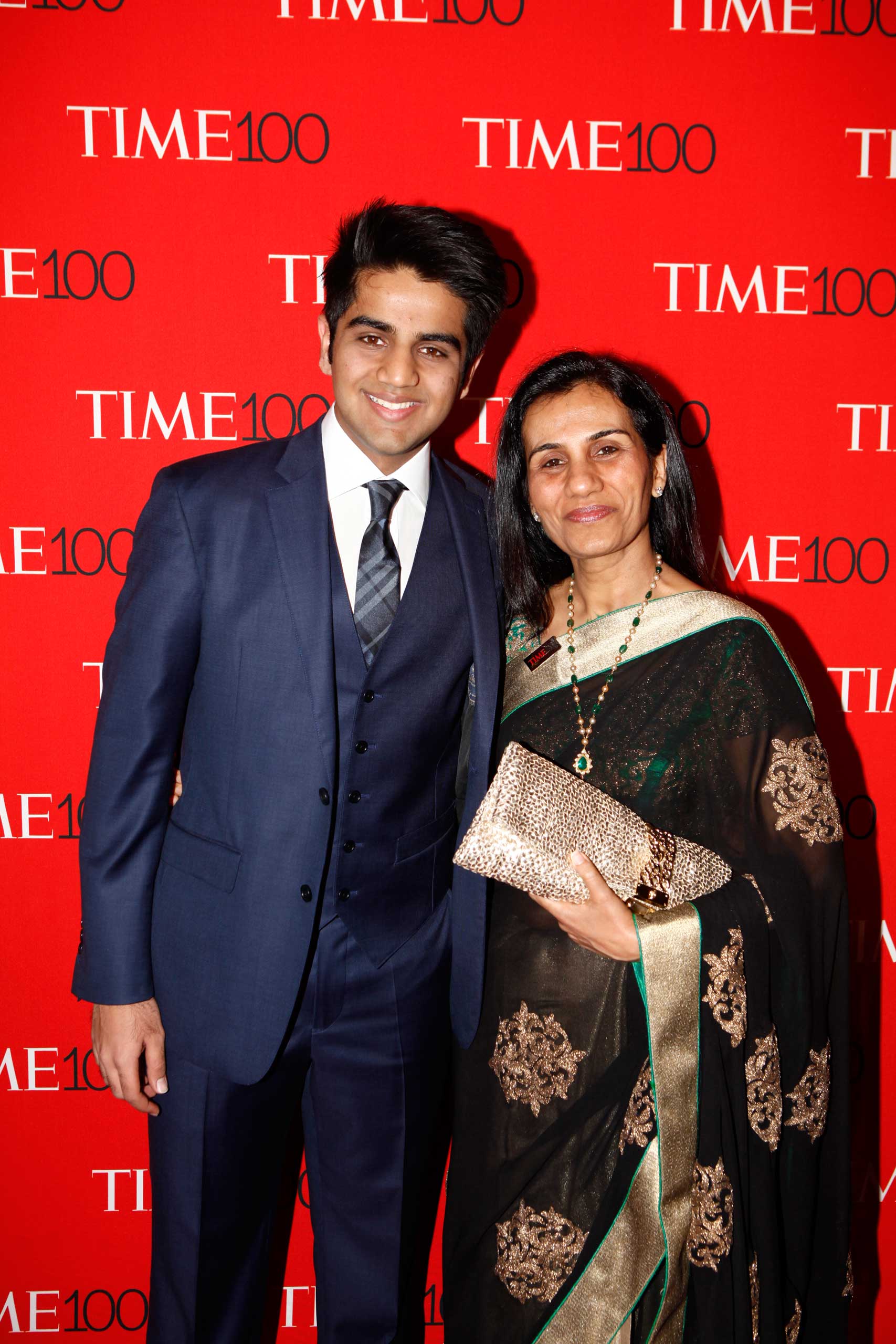 Chanda Kochhar attends the TIME 100 Gala at Lincoln Center in New York City on Apr. 21, 2015.