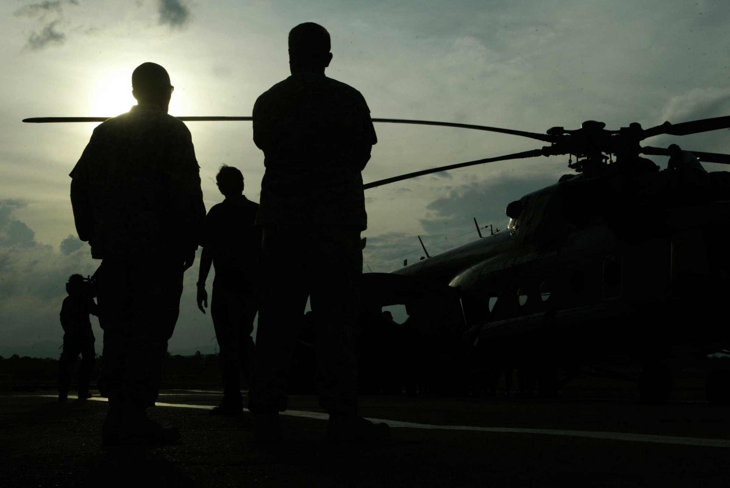 U.S. military trainers seen in Cucuta, Colombia in 2007.