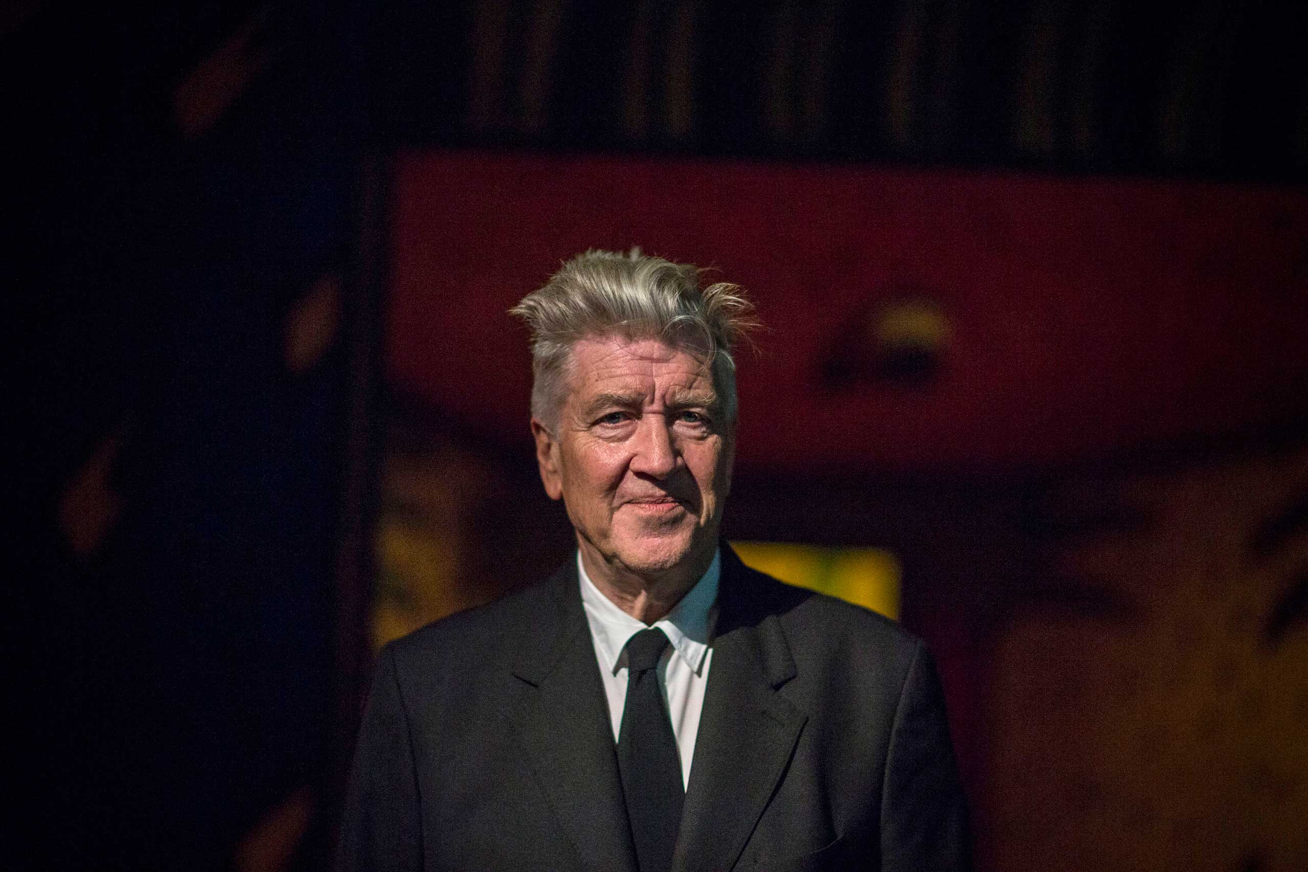 David Lynch at the opening of his exhibition: Between Two Worlds at Gallery of Modern Art (GOMA) in Brisbane, Australia, on Mar. 13, 2015.