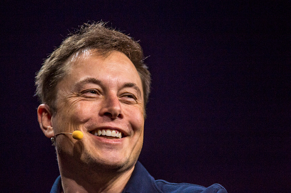Elon Musk at the GPU Technology Conference in San Jose, California on March 17, 2015.