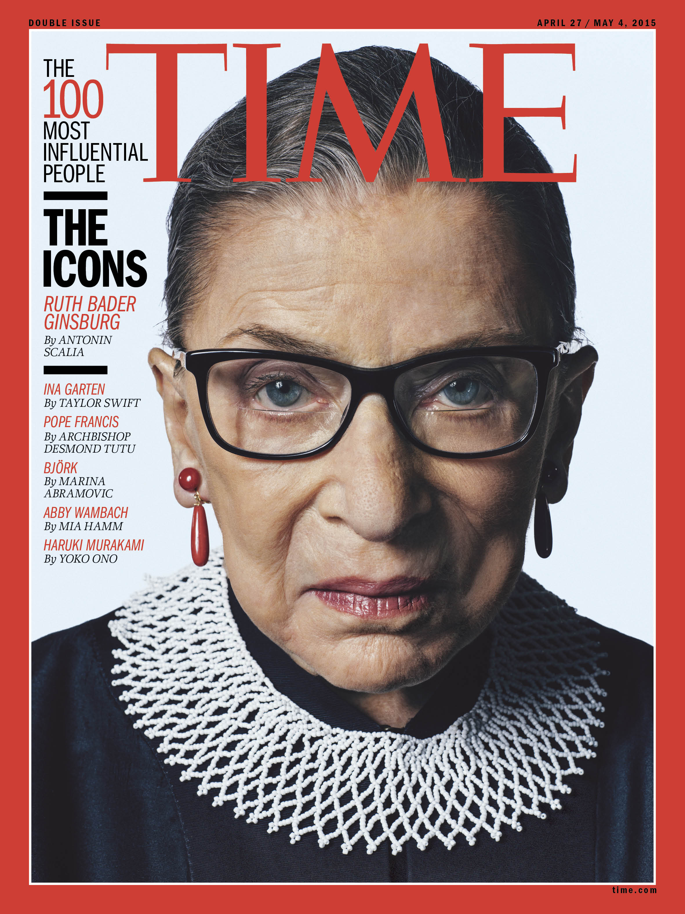TIME 100 The Icons Ruth Bader Ginsburg Time Magazine Cover