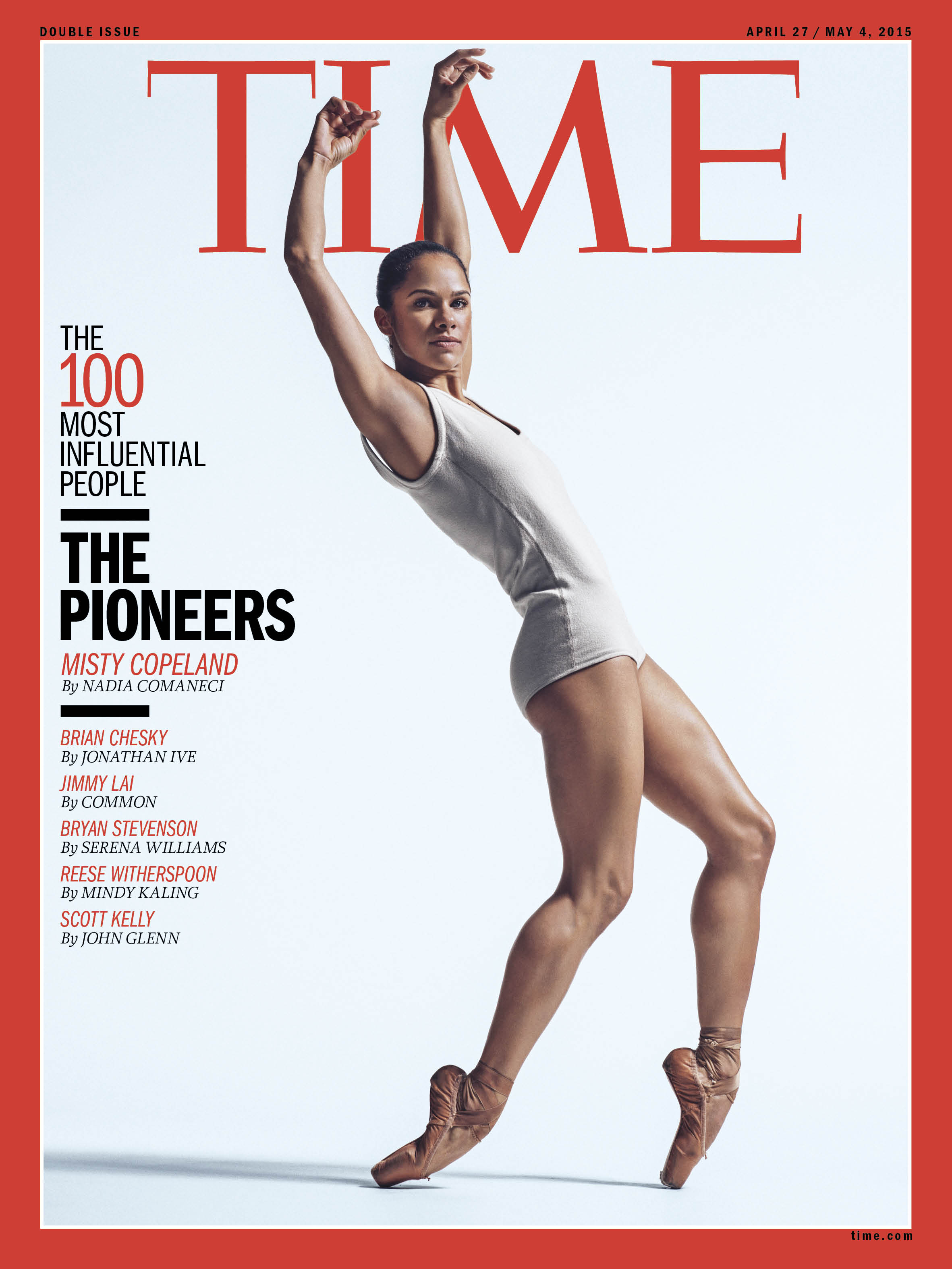 TIME 100 The Pioneers Misty Copeland Time Magazine Cover