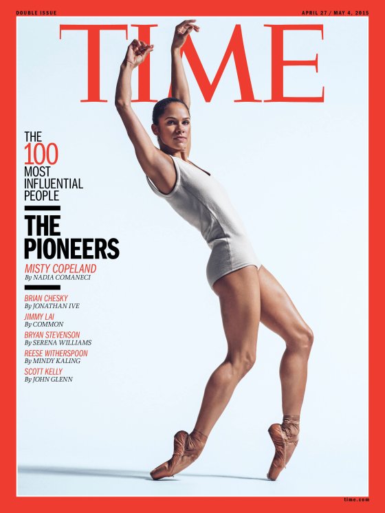 TIME 100 The Pioneers Misty Copeland Time Magazine Cover
