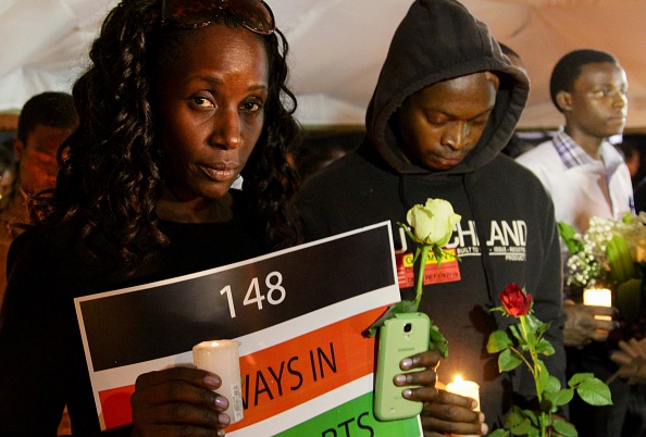 Kenyans attend a candle lit vigil late Tuesday at Uhuru park in capital Nairobi in memory of the people killed in last week's deadly attack on Kenya's Garissa University College, on April 7, 2015. (Recep Canik—Anadolu Agency/Getty Images)