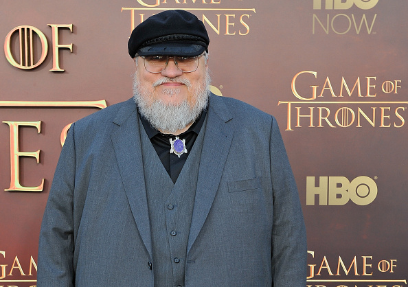 George R.R. Martin at HBO's "Game Of Thrones" Season 5 premiere on March 23, 2015 in San Francisco.