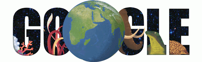The Earth Day 2015 Google Doodle. (Google)