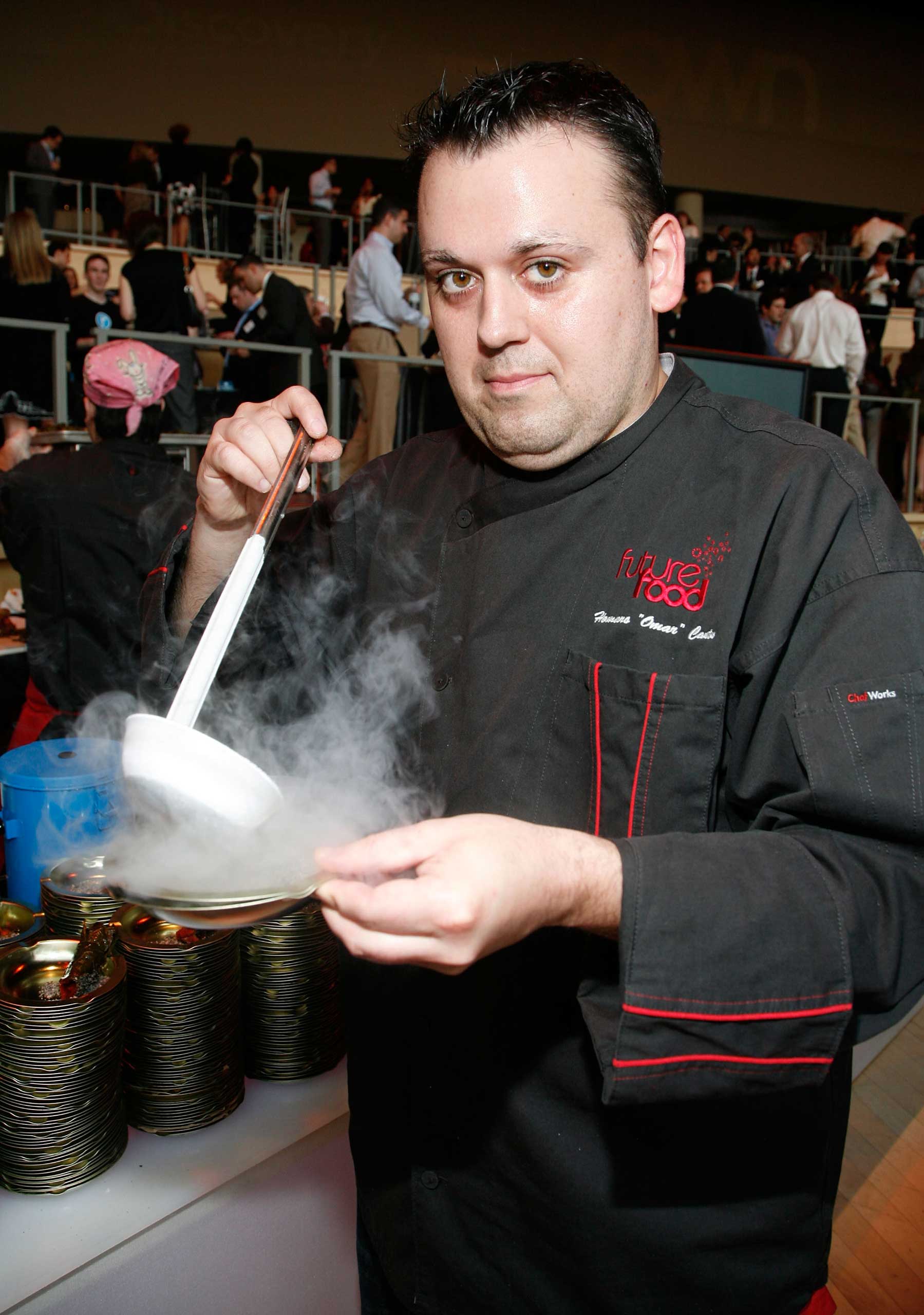 Chef Homaro Cantu in 2010. (Amy Sussman—Getty Images)