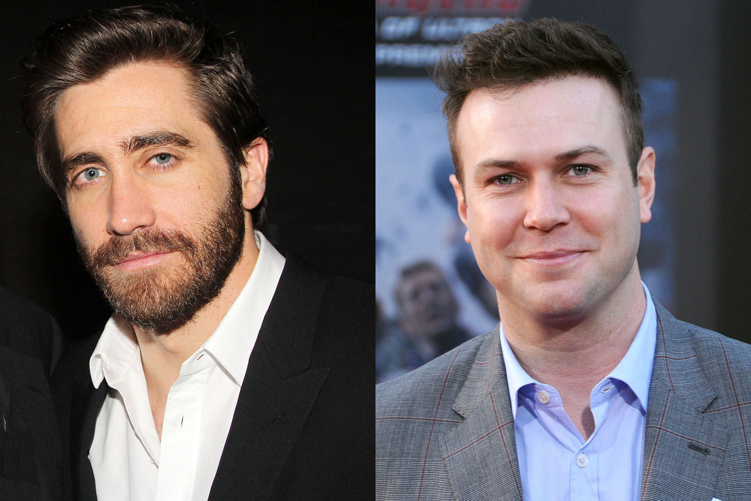 Jake Gyllenhaal (left),   Taran Killam (Bruce Glikas—FilmMagic; Barry King—Getty Images)