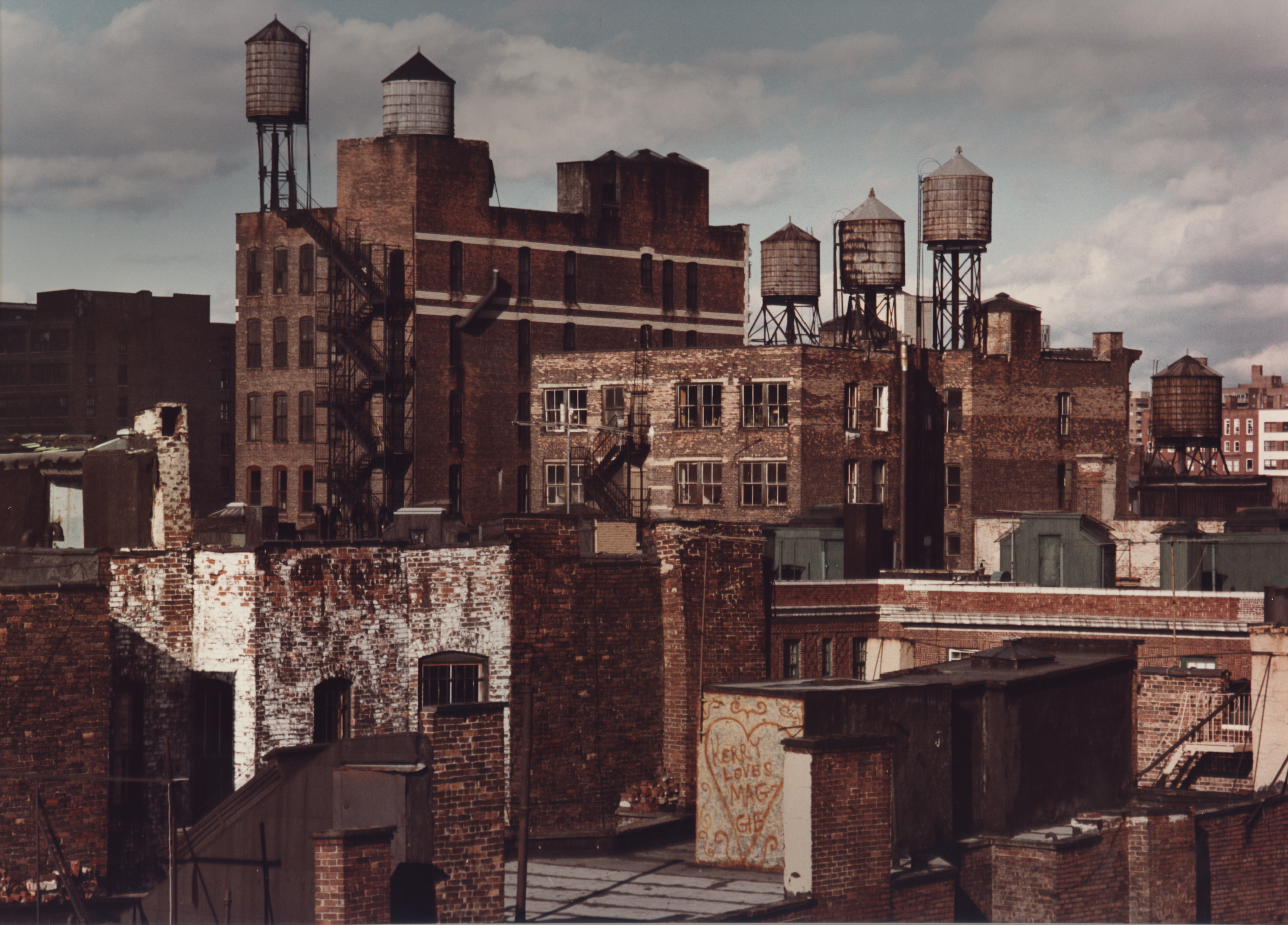 Rooftops, New York City, 1979