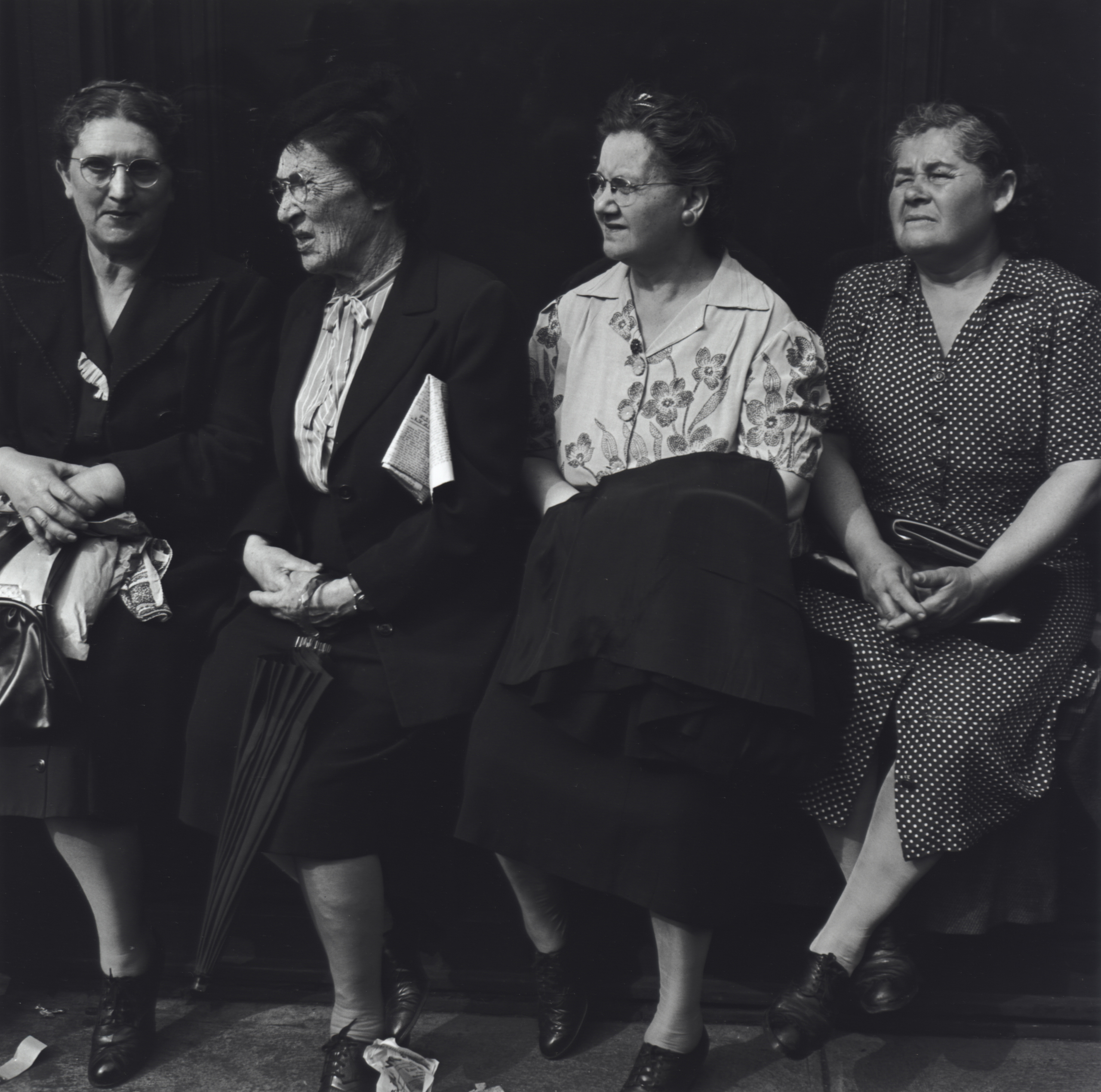 Women Watching Parade, New York City, 1948
