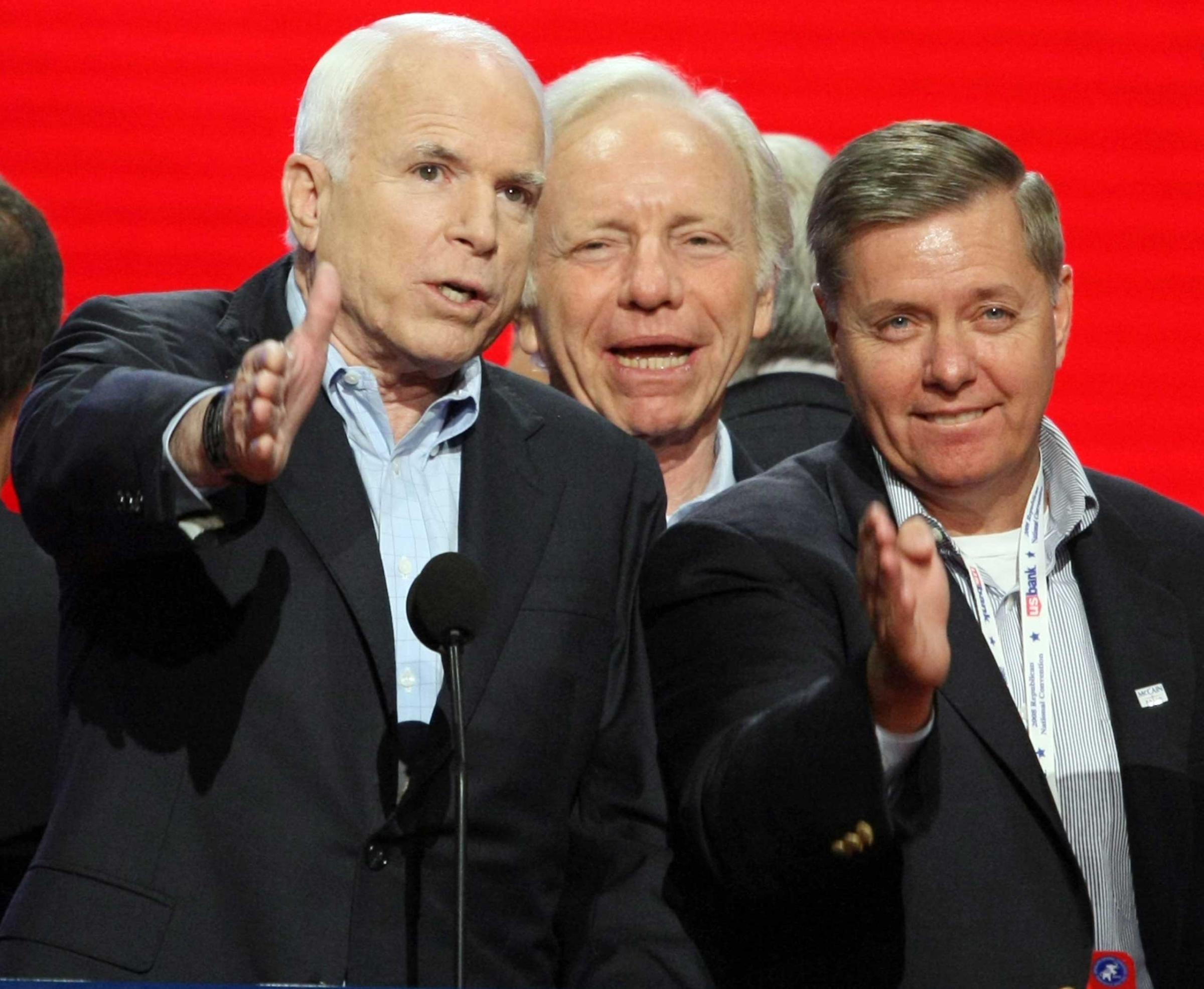 Lindsey Graham John McCain Joe Lieberman