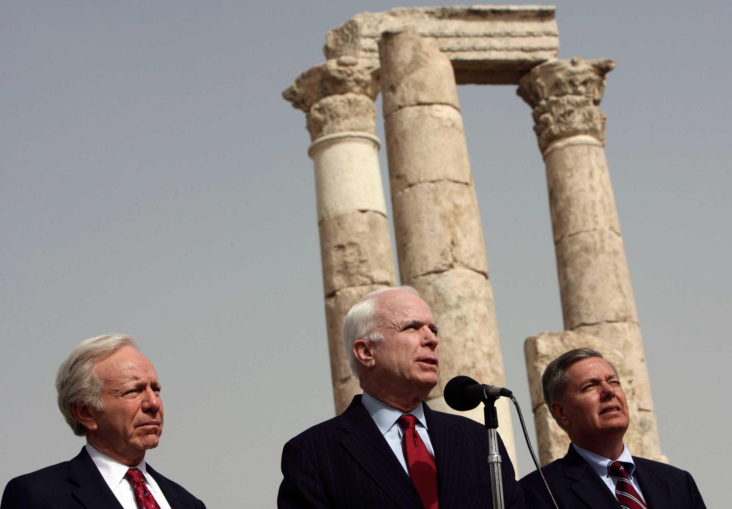 John McCain, Joe Lieberman, Lindsey Graham