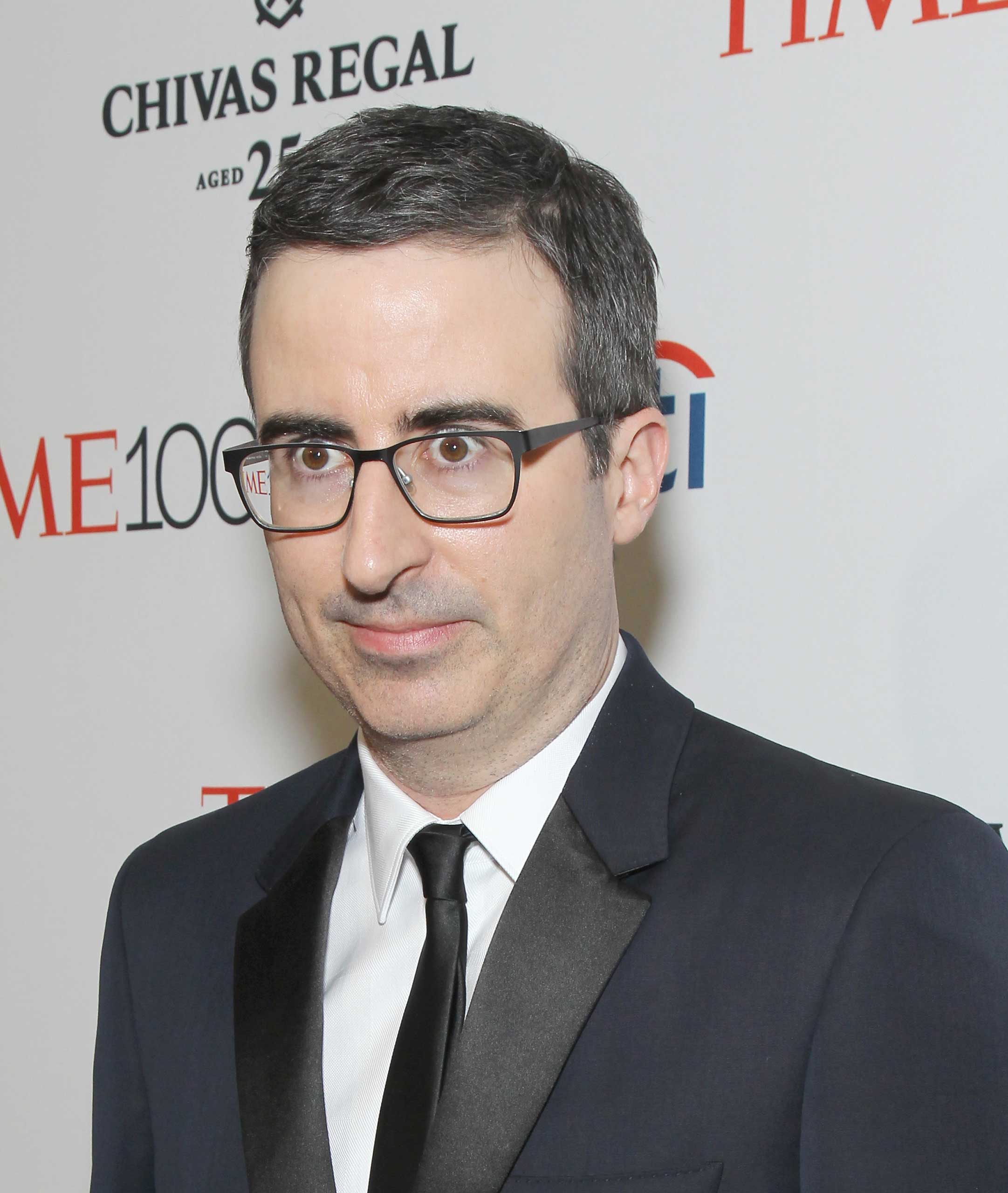 John Oliver attends the TIME 100 Gala at Jazz at Lincoln Center in New York City on Apr. 21, 2015. (Bennett Raglin—Getty Images for TIME)