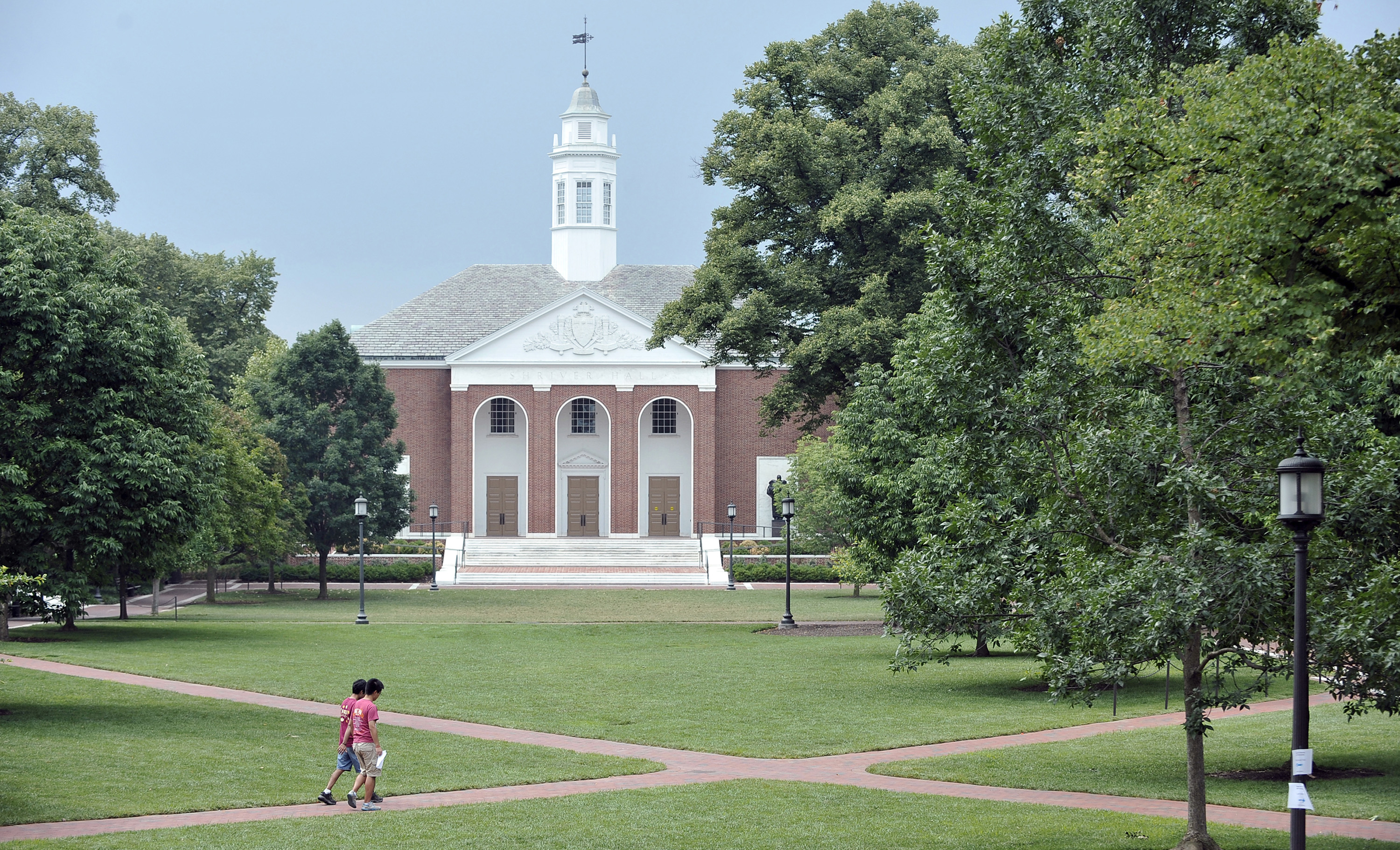 The Johns Hopkins University campus in Baltimore, Maryland. (Kim Hairston—Baltimore Sun/Getty Images)