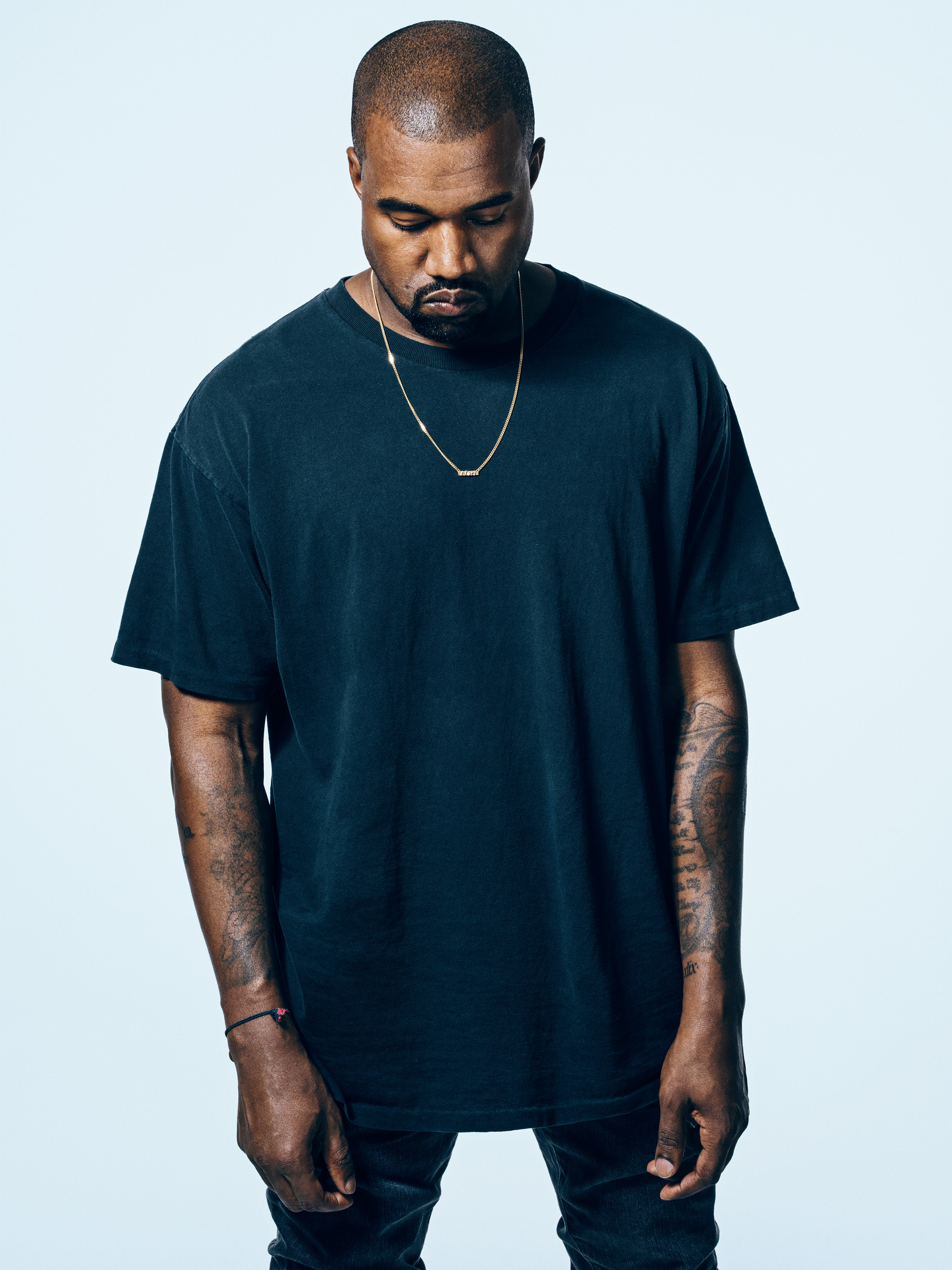 Portrait of musician Kanye West photographed at Milk Studios in Los Angeles, California for time on march 18th, 2015.