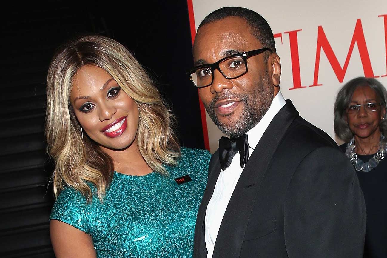 Laverne Cox and Lee Daniels attend TIME 100 Gala at Jazz at Lincoln Center in New York City on April 21, 2015.