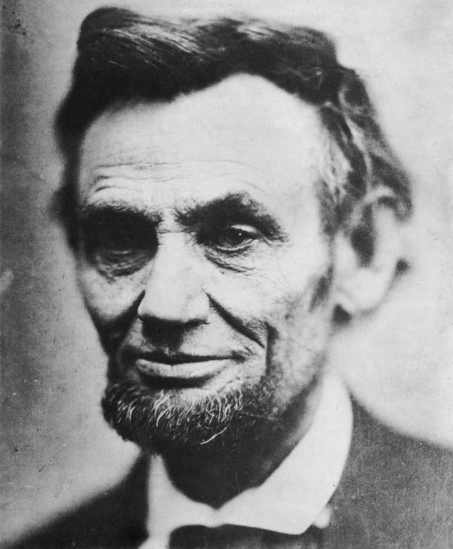 Abraham Lincoln, (1809-1865), April 1865.
