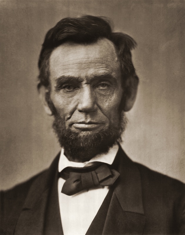 Abraham Lincoln (1809-1865) posed for a formal portrait, mid-19th century. (Stock Montage / Getty Images)