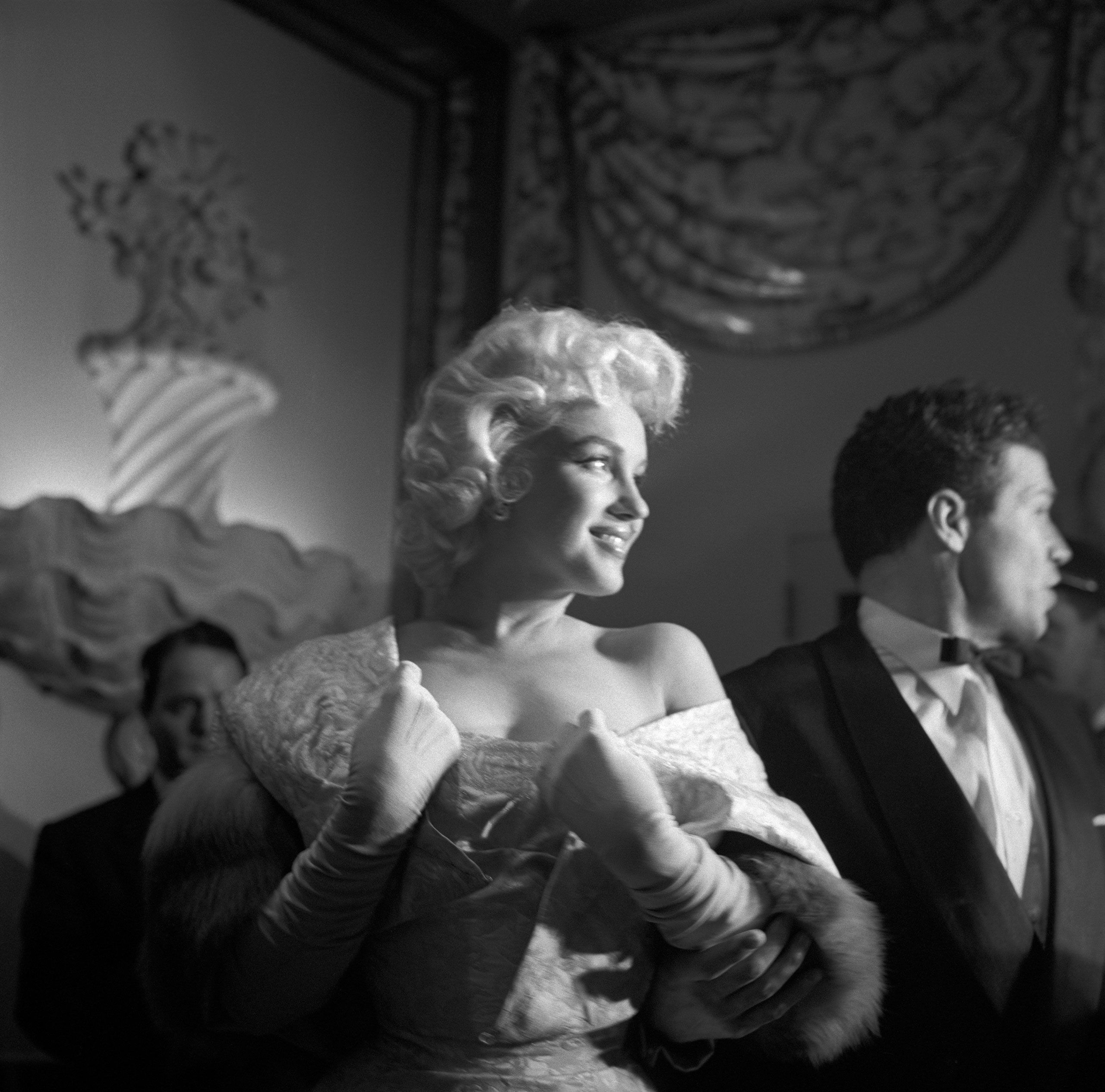 Marilyn Monroe at premiere of 'East of Eden', New York, 1955.