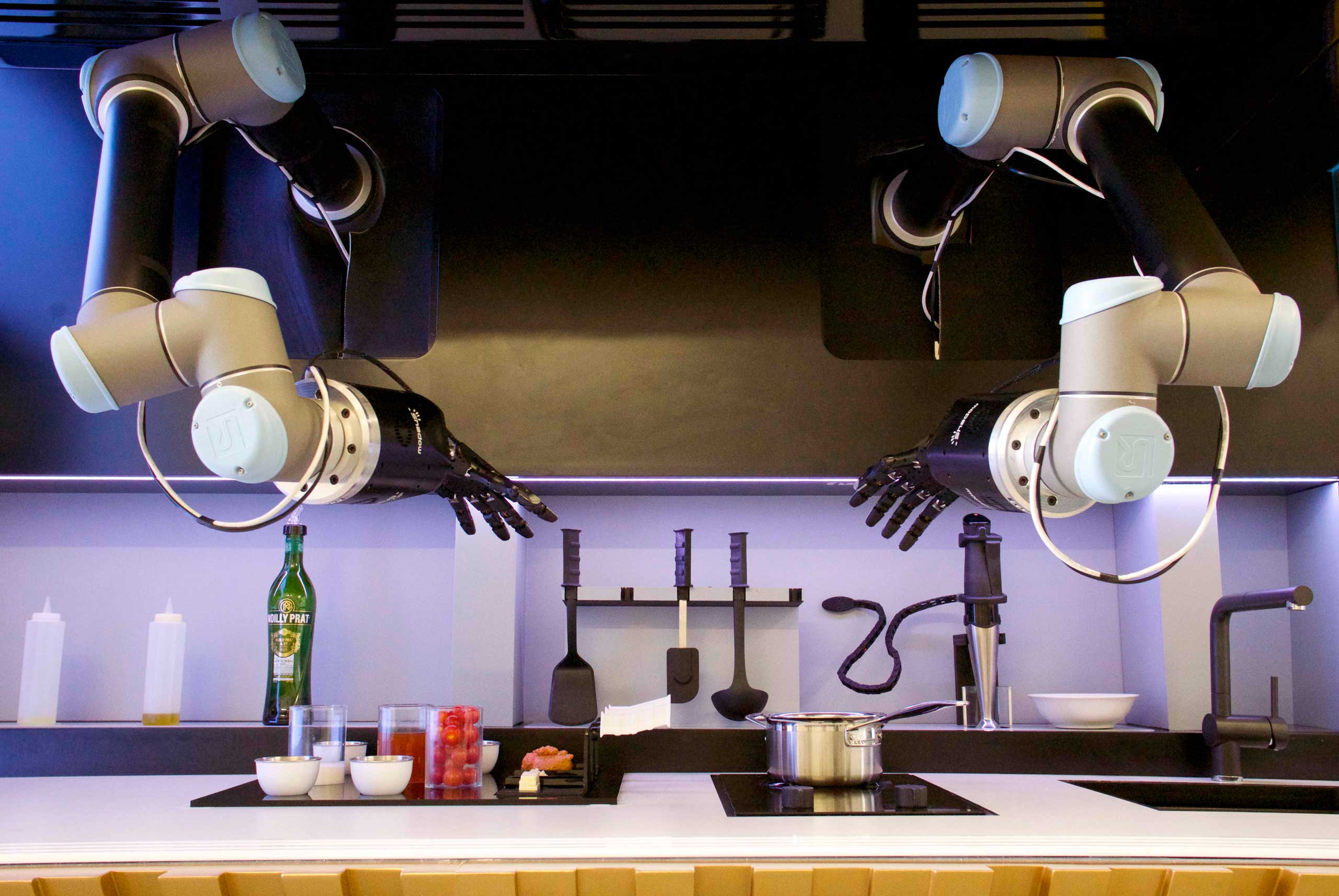 An automated kitchen by Moley Robotics. (Moley Robotics)