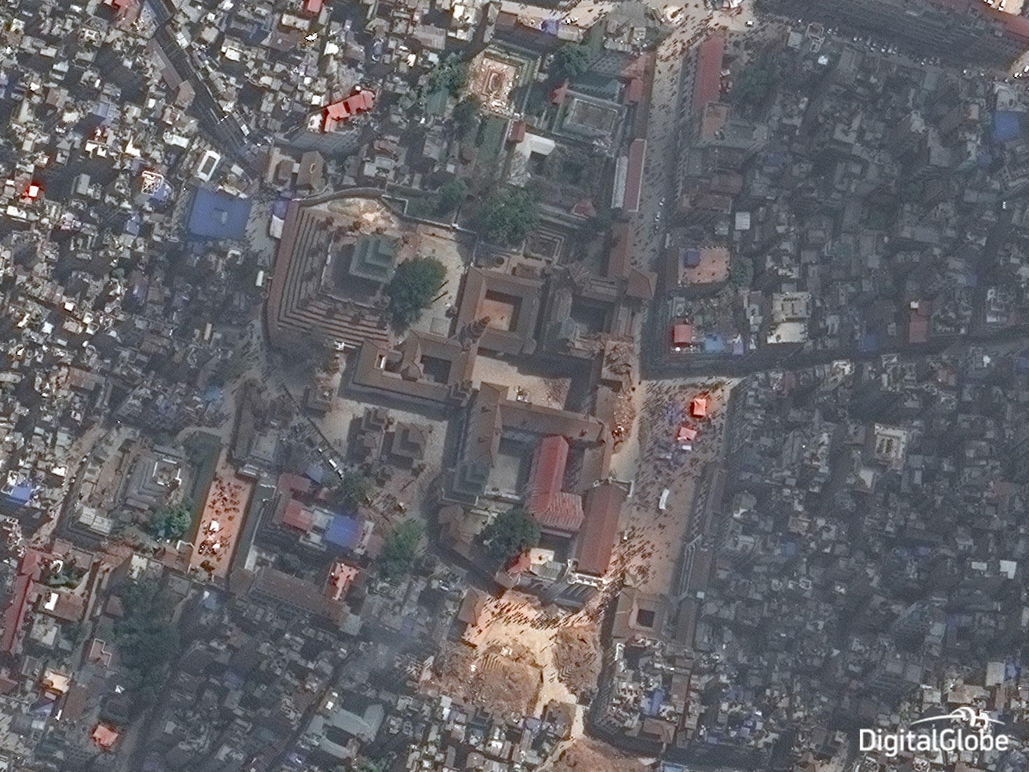 The Vatsala Durga temple in Bhaktapur on April 27, 2015.