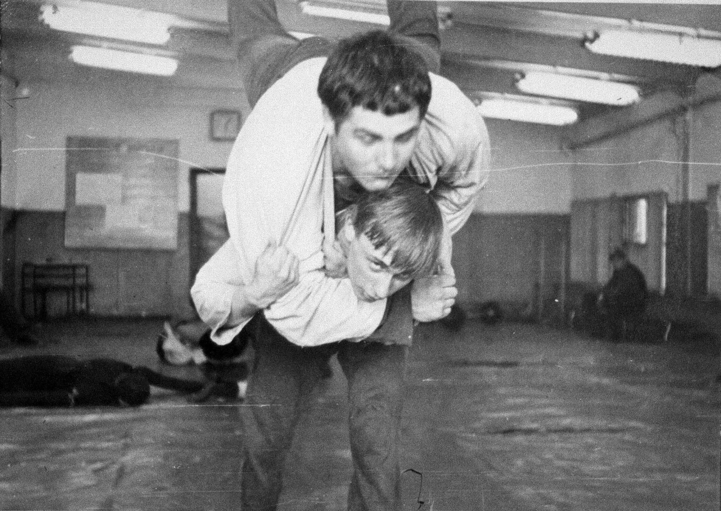 Young Vladimir Putin during judo training with fellow pupil Vassily Shestakov in St. Petersburg in 1971.