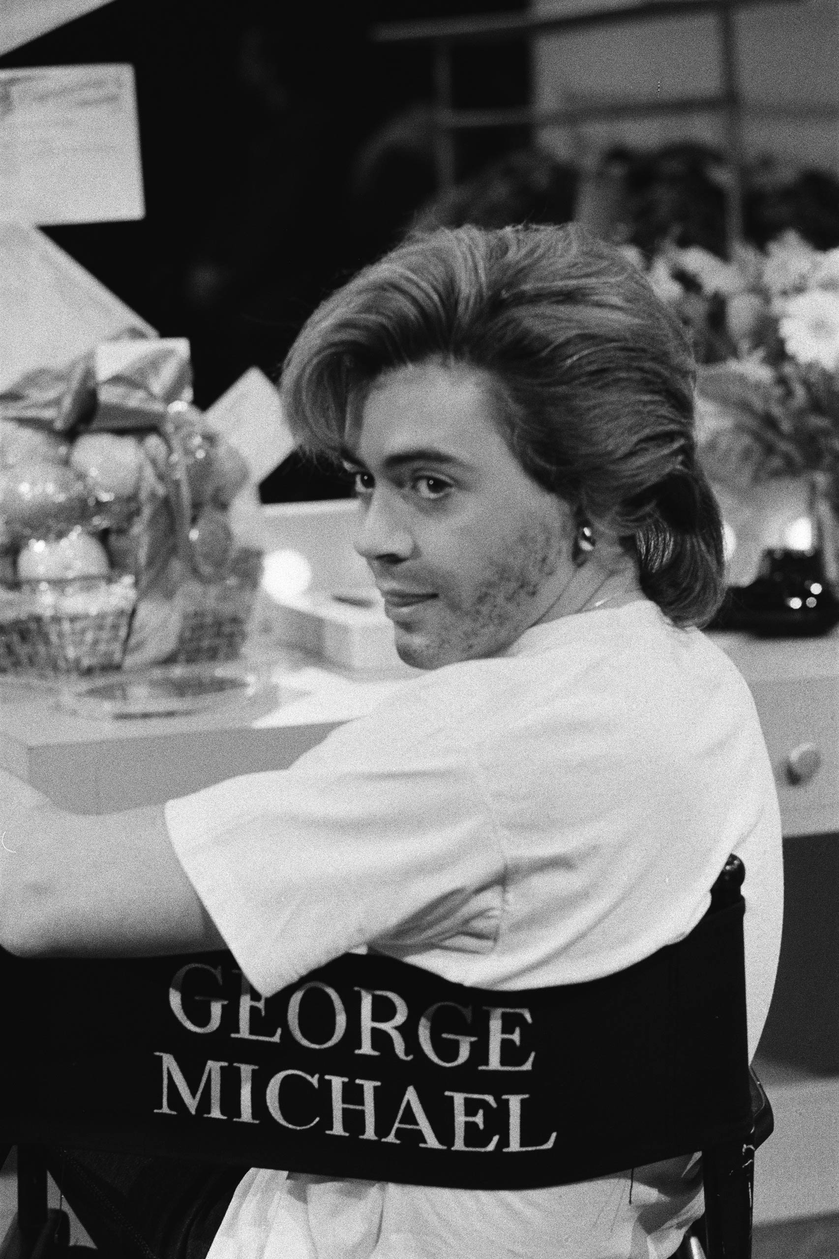 Robert Downey Jr. as George Michael on Saturday Night Live in 1985.