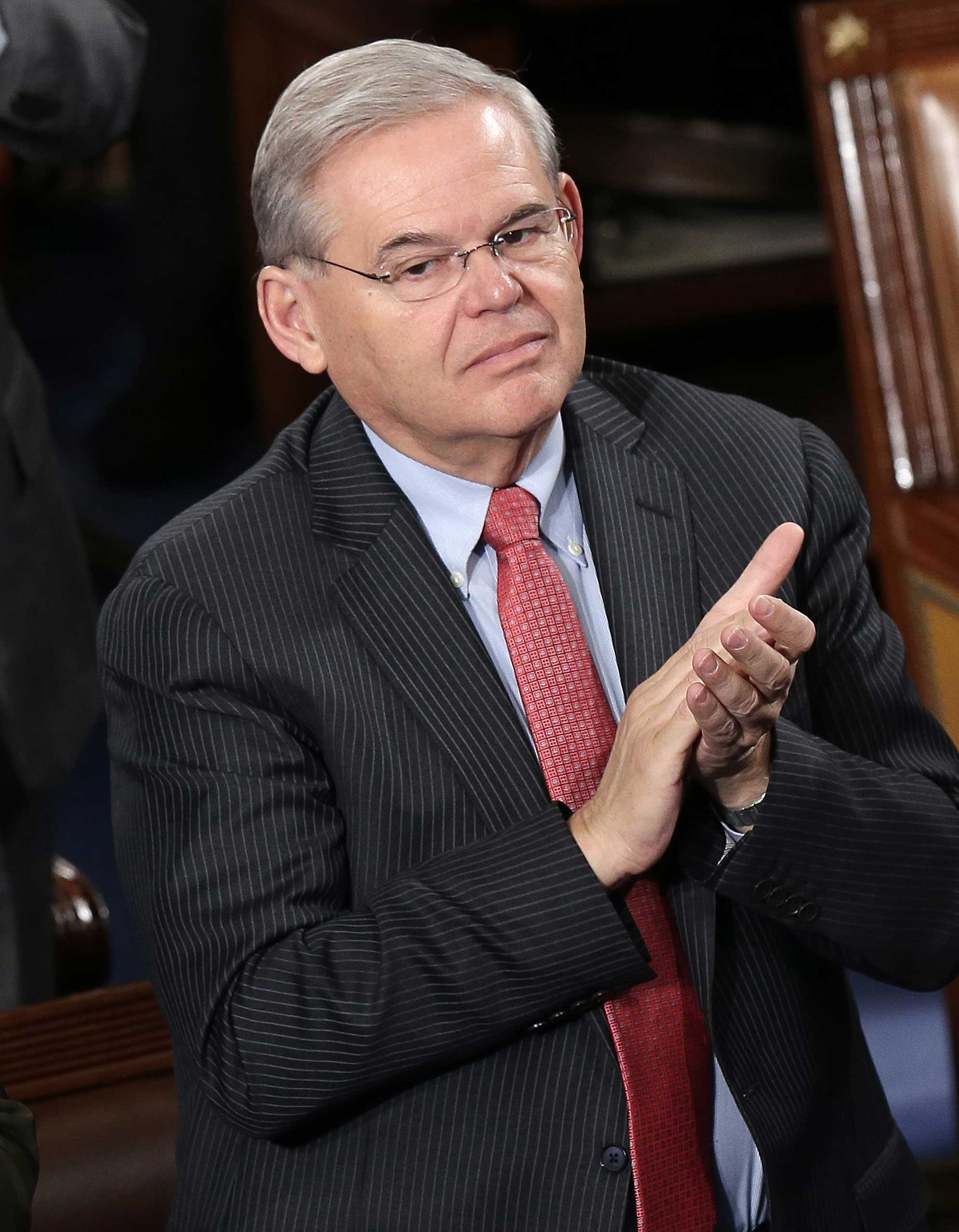 Robert Menendez
                              
                              Years in Senate: 2006-Present
                              Party: Democrat
                              State: New Jersey
                              
                              After more than a two-year investigation, a federal grand jury indicted Menendez on charges including conspiracy to commit bribery and wire fraud over his advocacy of business interests of Dr. Salomon Melgen.
                              
                              — Alex Rogers