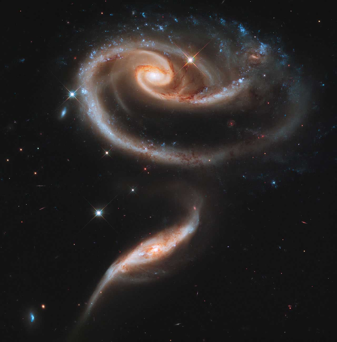 Interacting Galaxies Arp 273