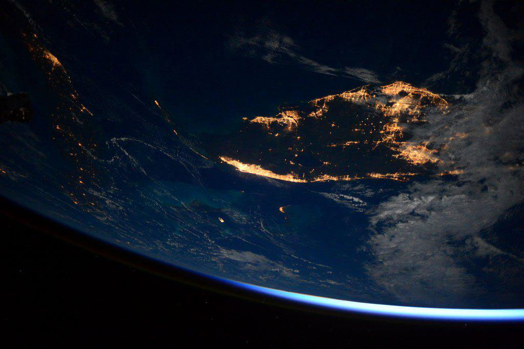 Good morning Southern #Florida from the #ISS. #YearInSpace