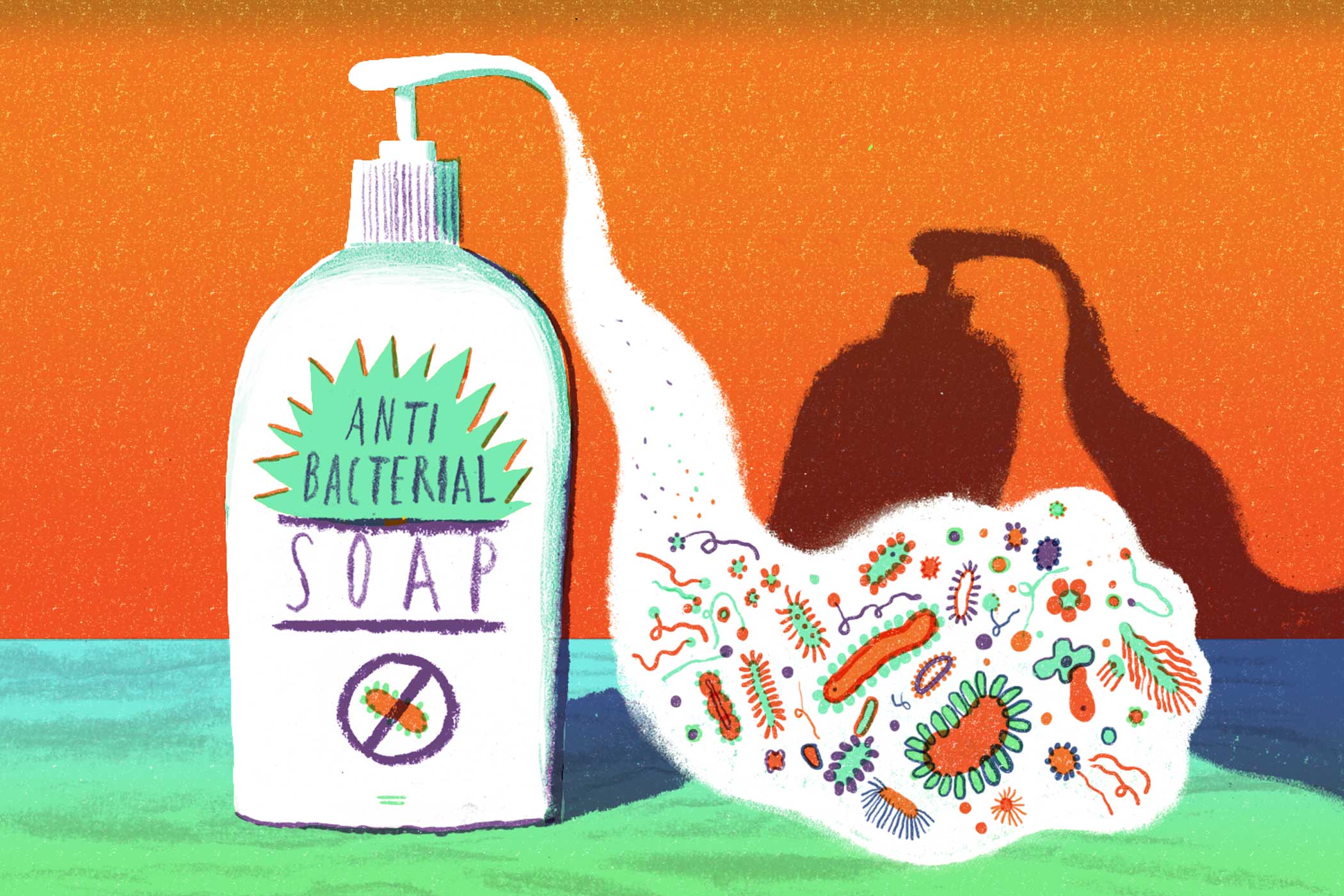 how to prevent antibacterial soap