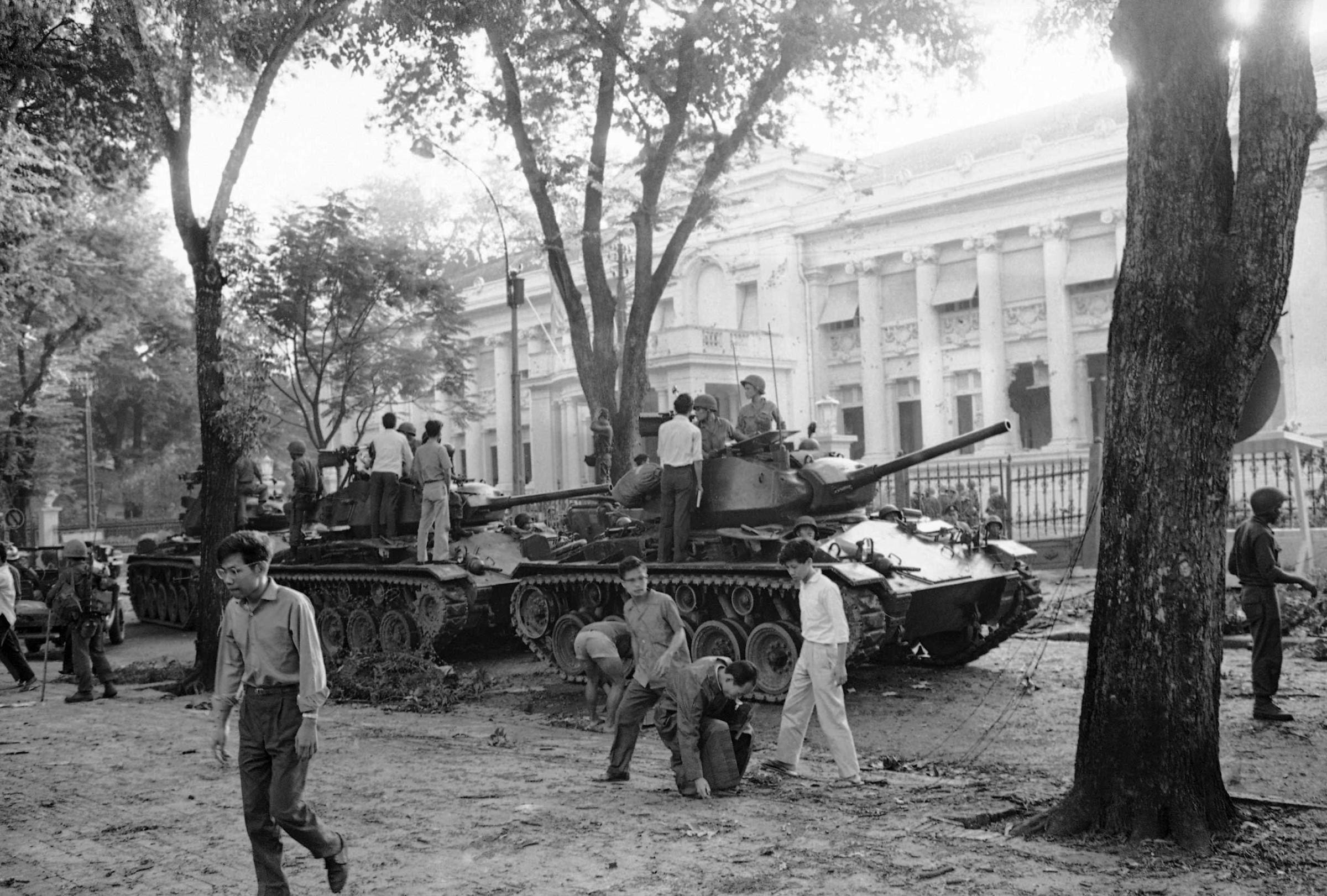 Rebel Troops in Saigon