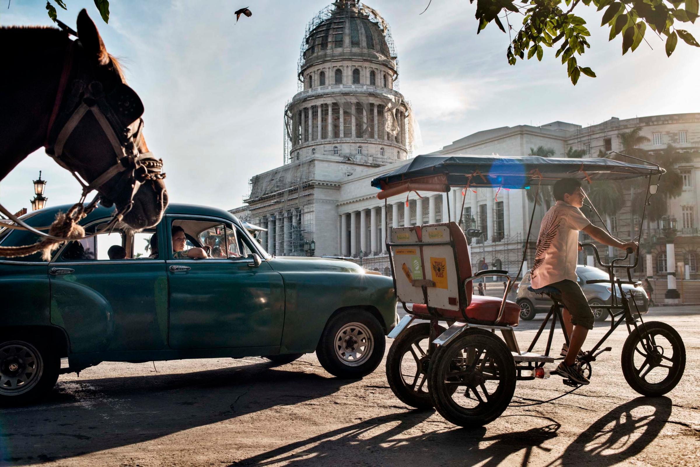 The National Cuban Capitol Building, El Capitolio, is being restored to house Cuba’s National Assembly, Havana, Cuba Dec. 2014.Yuri Kozyrev—NOOR for TIME