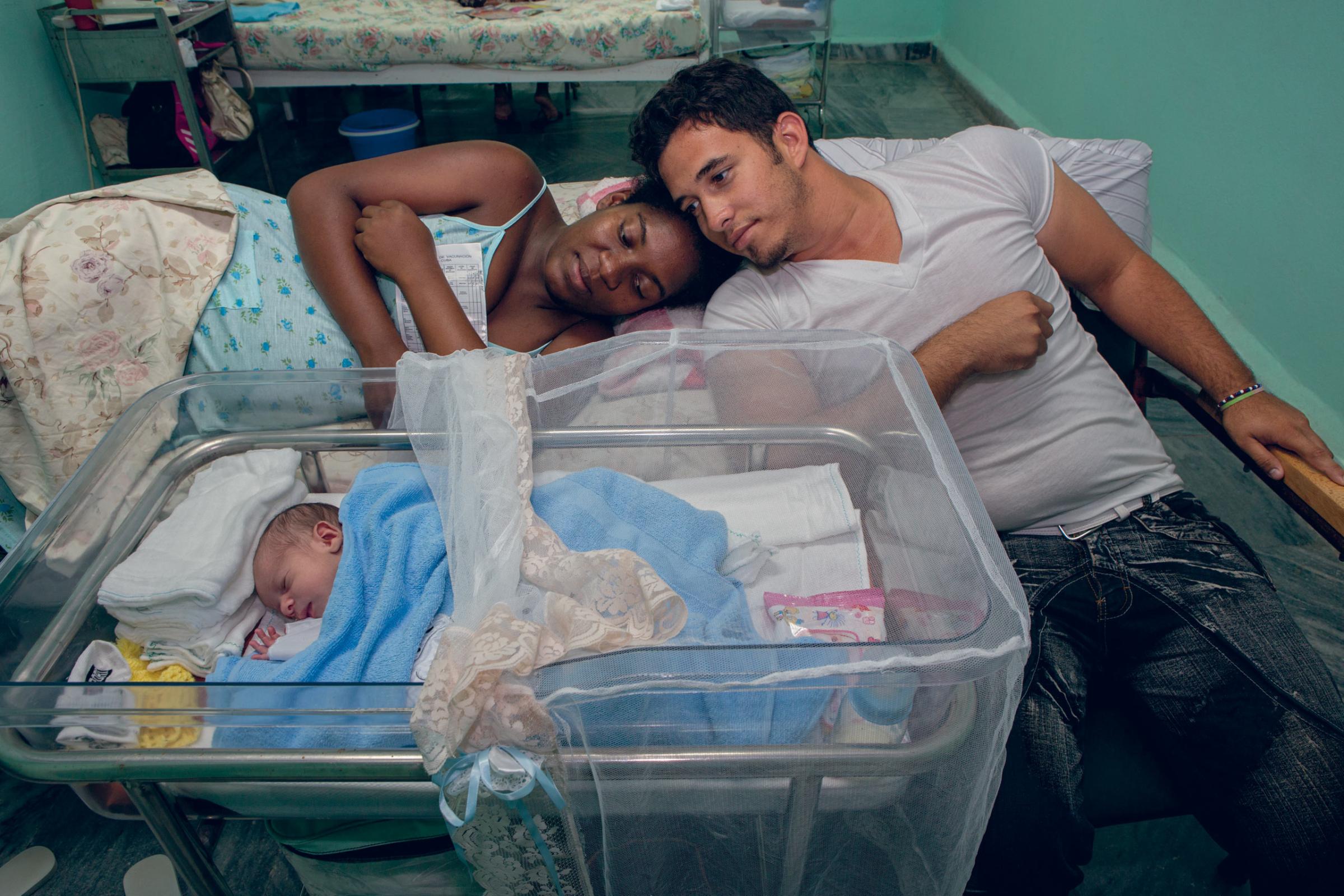 Eight-day-old Alain Daniel in the maternity ward at the main hospital on Cuba’s Isle of Youth. The Atlantic Charitable Trust helped rebuild the island’s medical infrastructure after a series of devastating hurricanes.