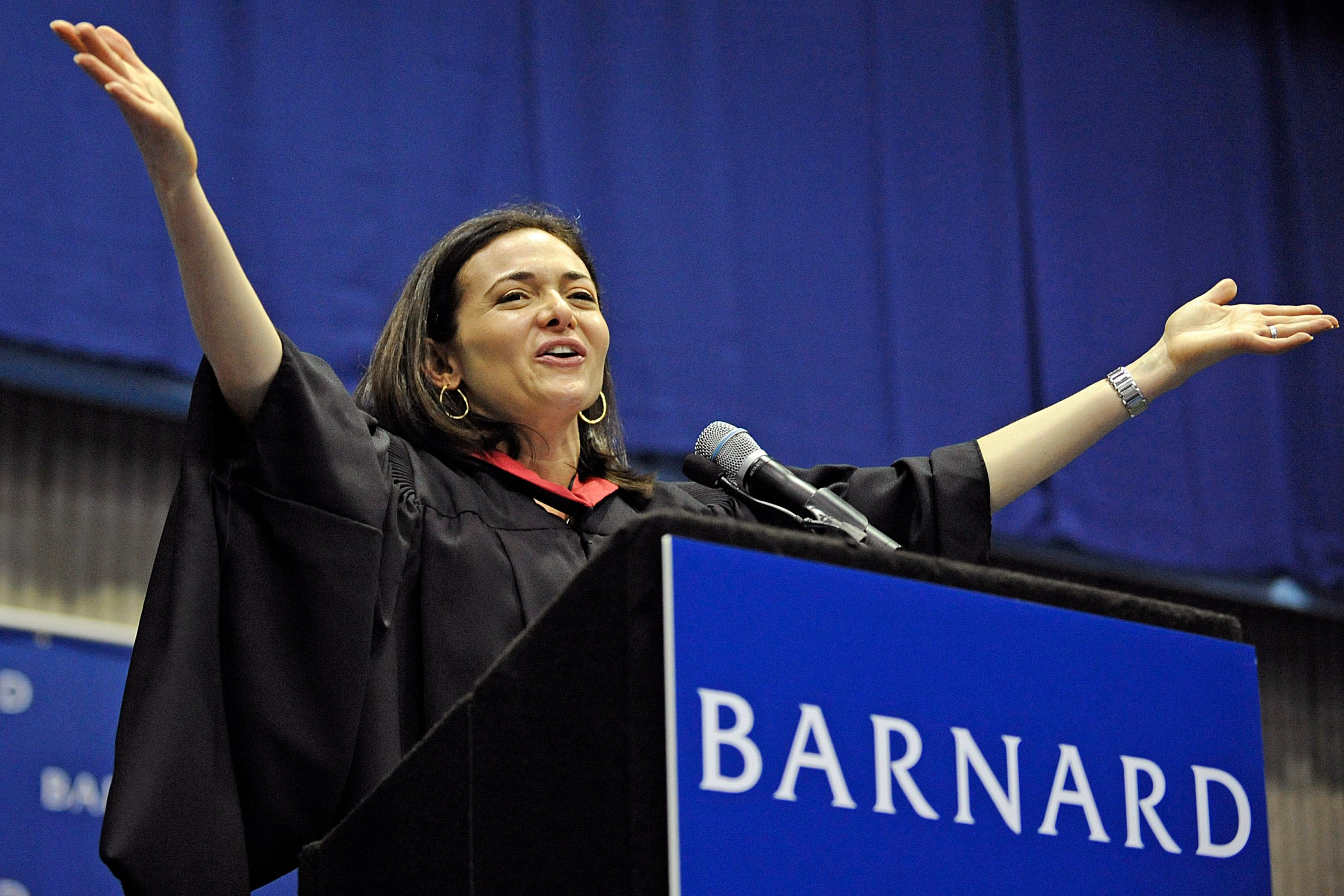 Facebook COO Sheryl Sandberg Speaks At Barnard College Commencement