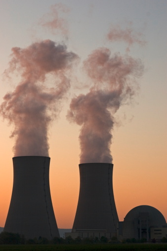 nuclear-power-plants-sunset