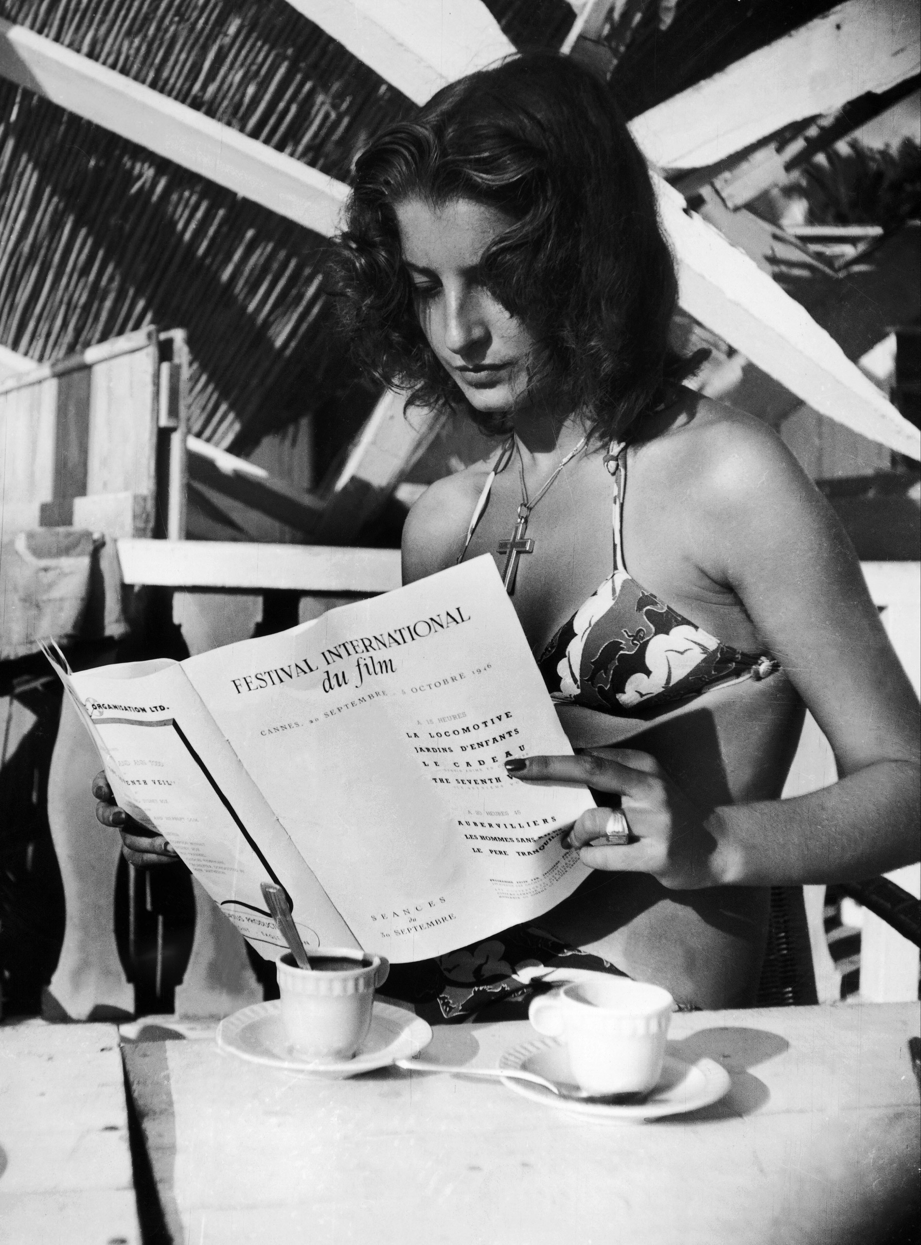 Miss Cannes in Cannes, France, 1946.