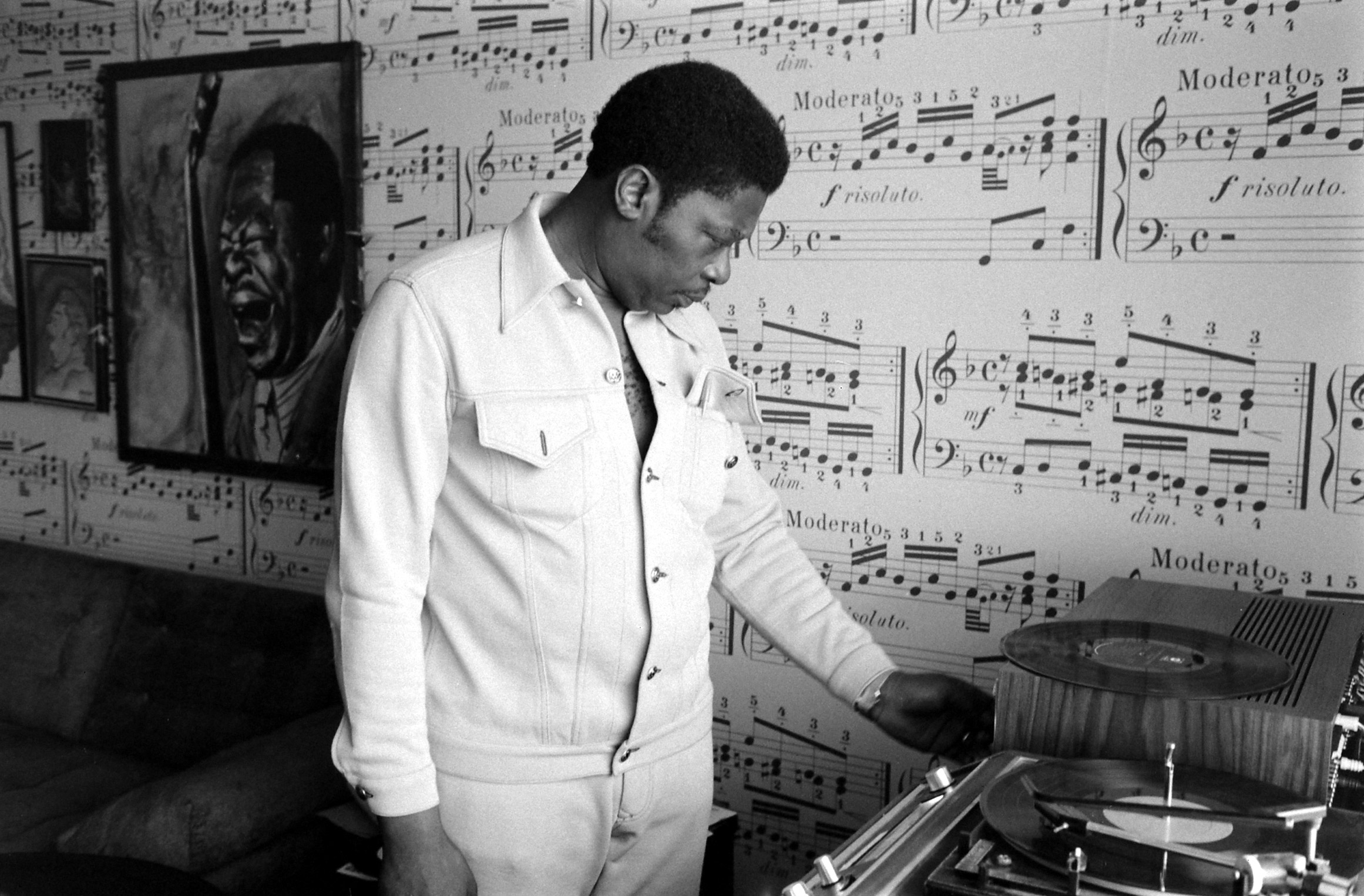 Portrait musician B.B. King in 1972.