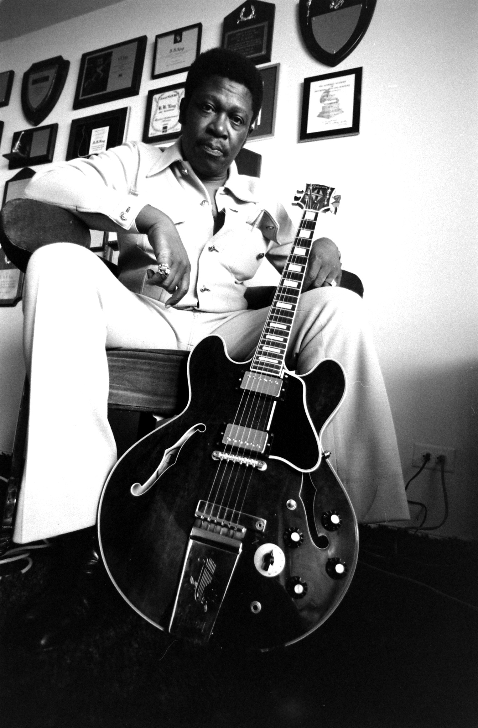 Portrait musician B.B. King in 1972.