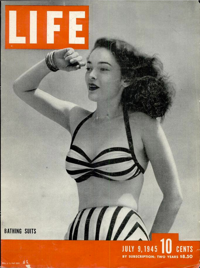 July 9, 1945 LIFE Magazine cover (photo by Ewing Krainin).