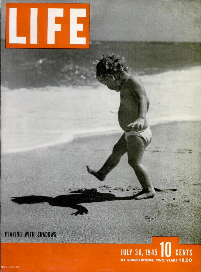 July 30, 1945 LIFE Magazine cover (photo by Harriet Arnold).