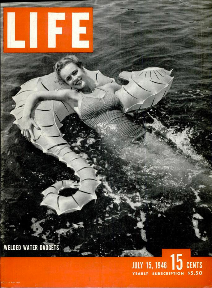 July 15, 1946 LIFE Magazine cover (photo by Roger Coster).